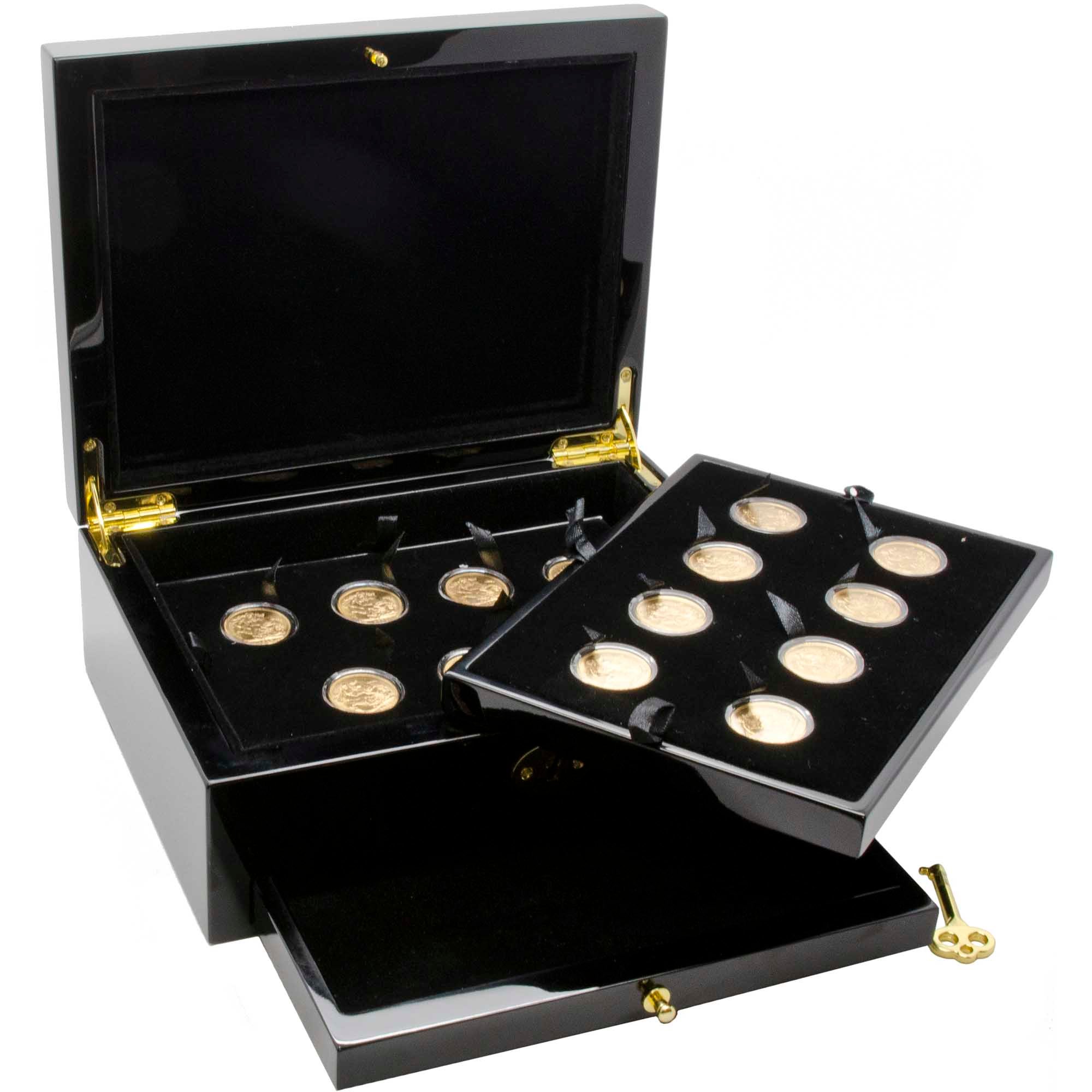 01 1914 1918 mintmark sovereign set InCase