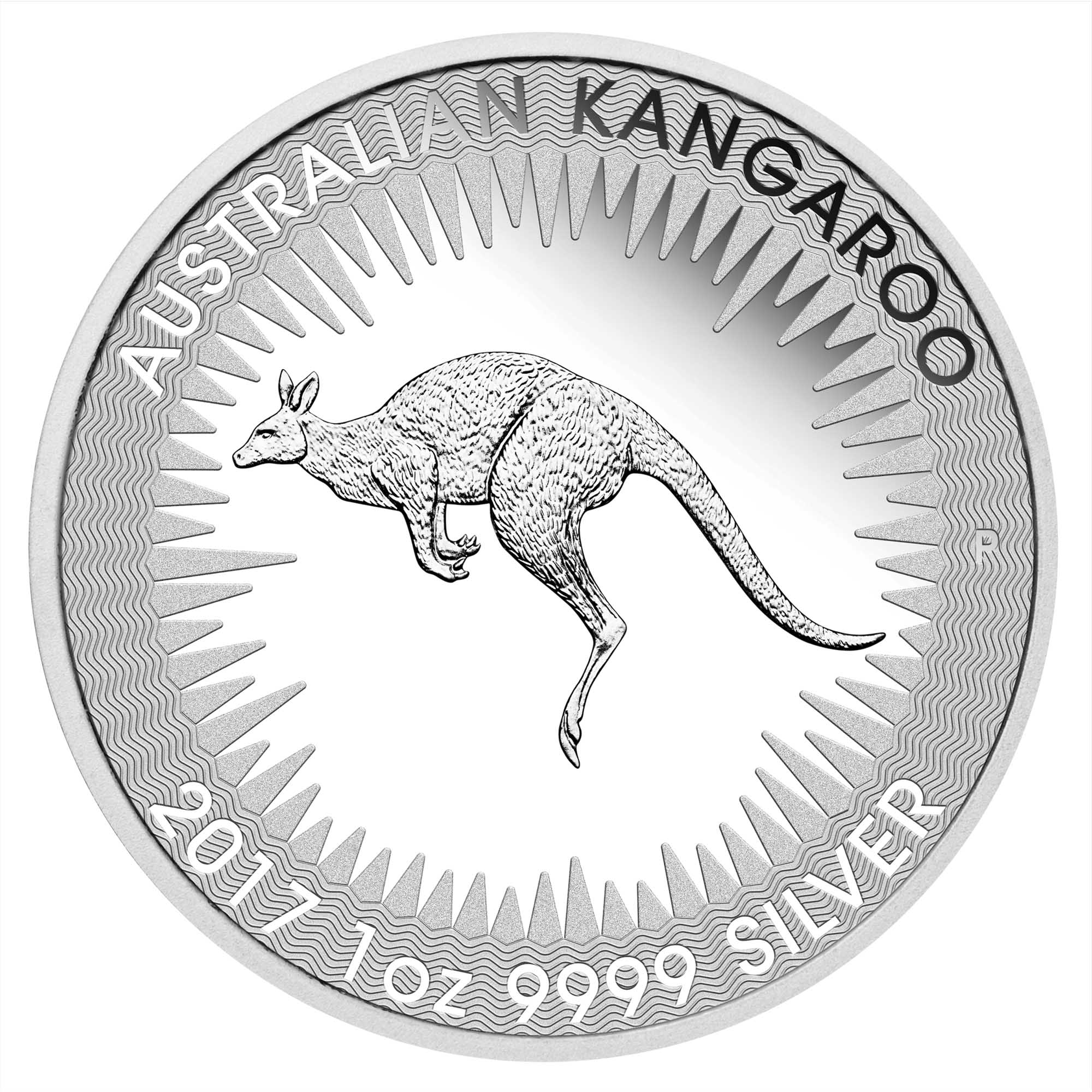 05 australian kangaroo four coin set 2017 silver proof StraightOn