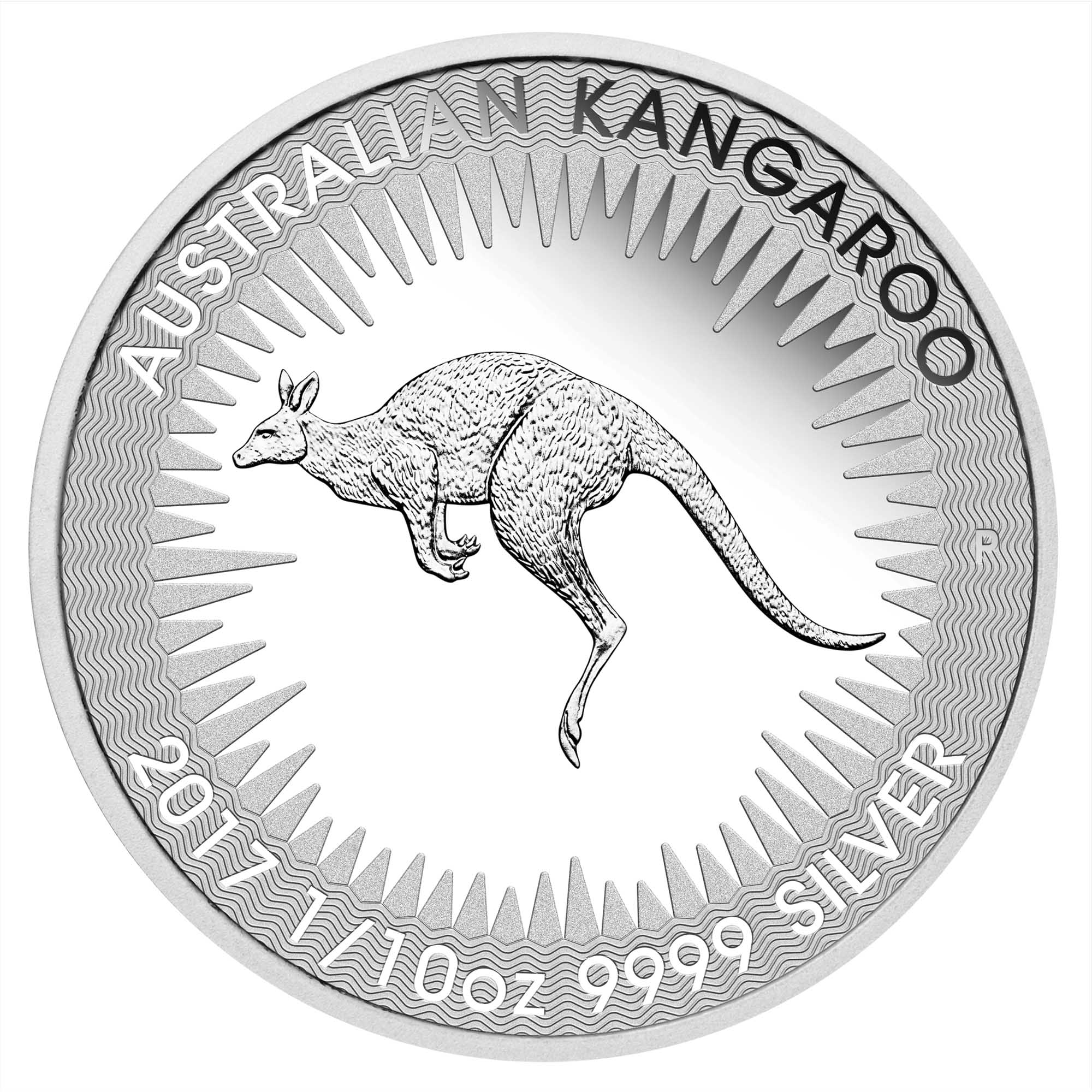08 australian kangaroo four coin set 2017 silver proof StraightOn