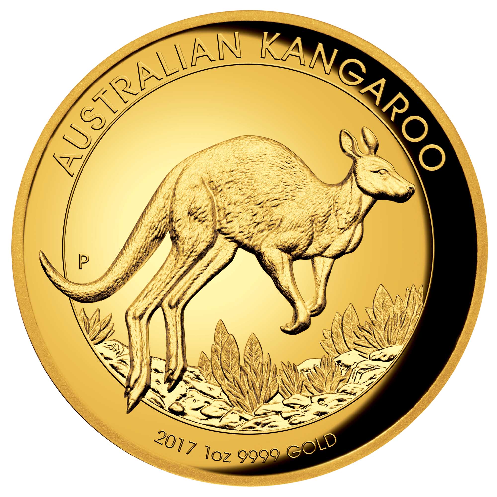 02 2017 AustralianKangaroo Gold 1oz Proof HighRelief StraightOn HighRes