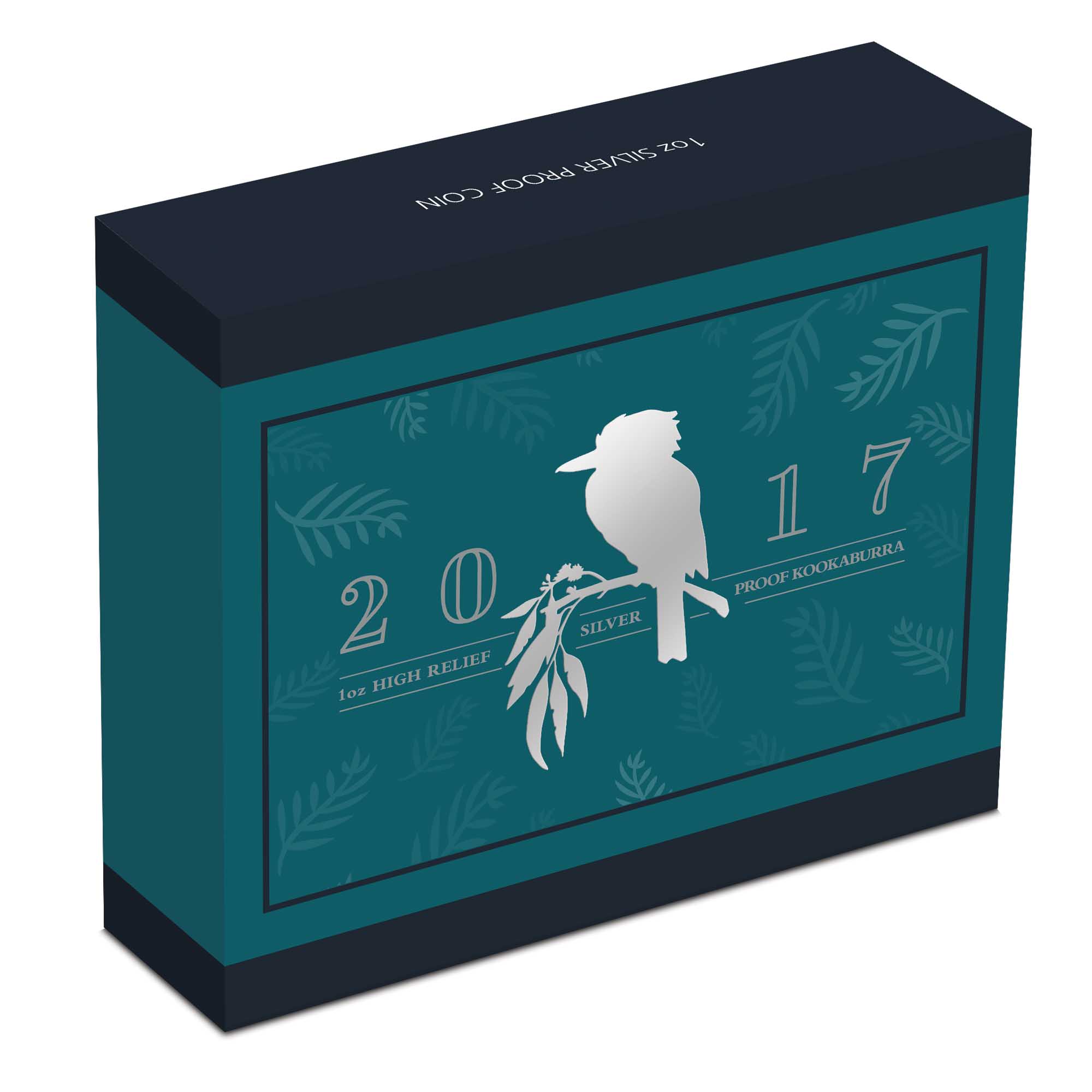 05 australian kookaburra 2017 1oz silver proof high relief InShipper