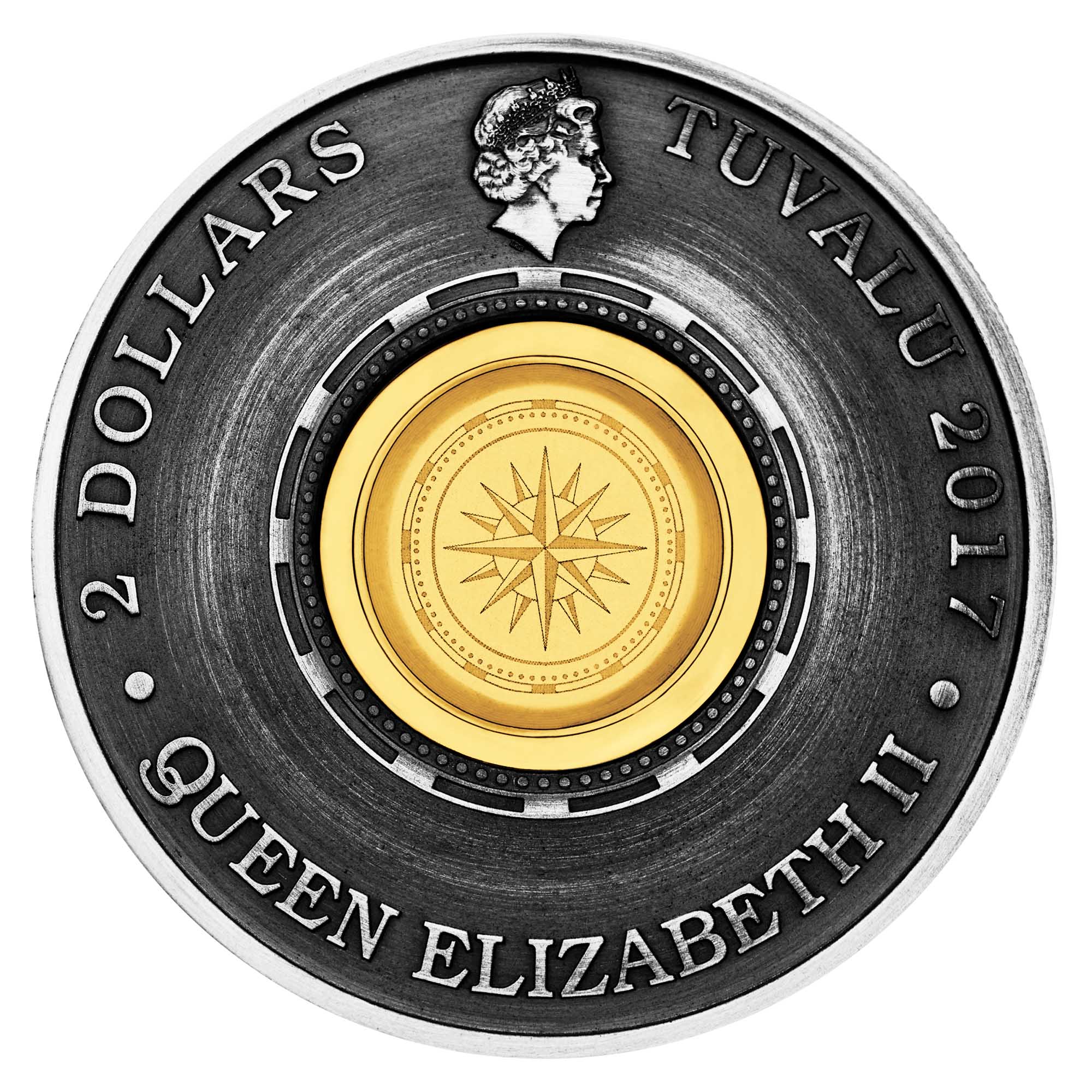03 2016 Compass Silver 2oz Antiqued Obverse HighRes