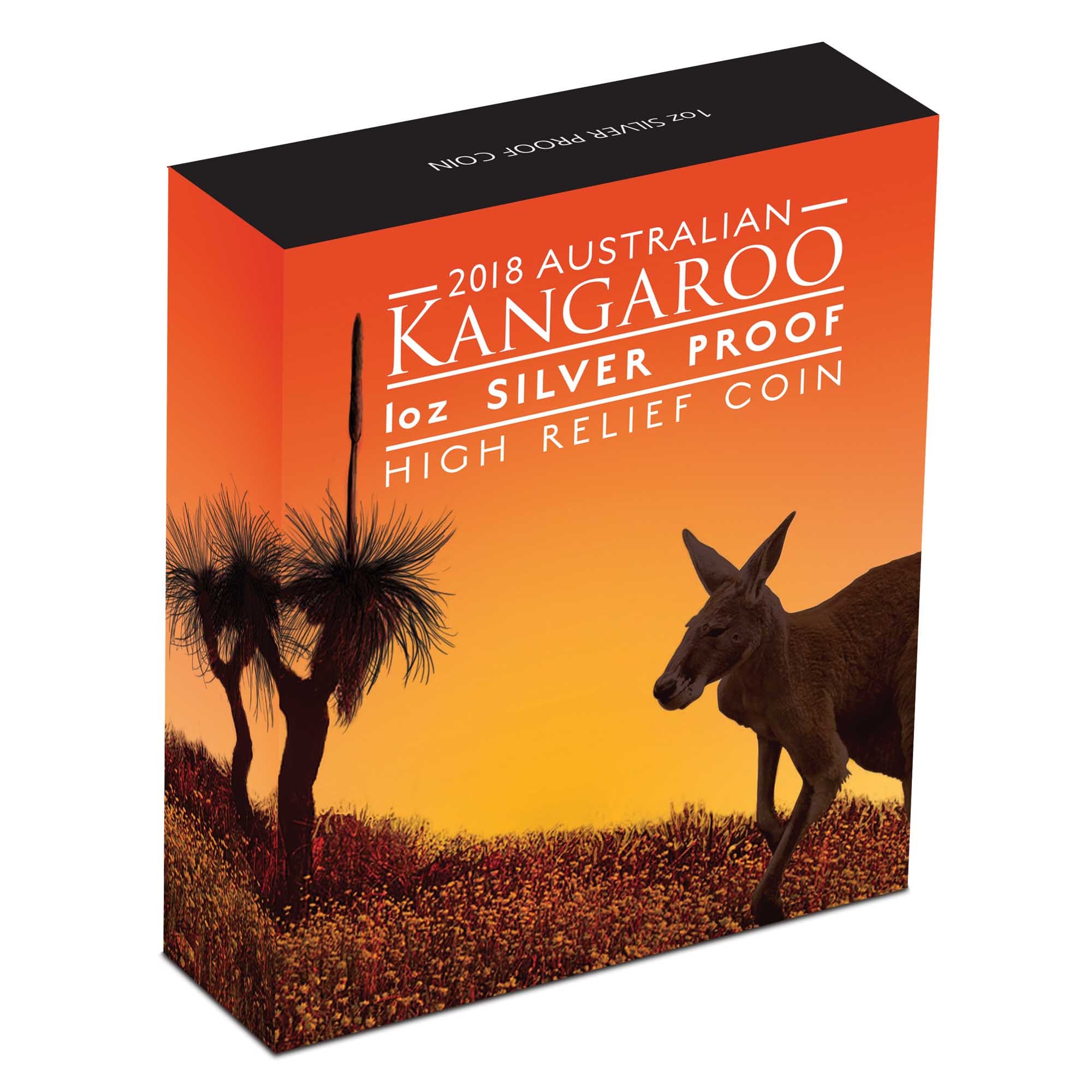 純銀　silver coin AUSTRALIAN KANGAROO 2018 2018 1oz Australian Kangaroo Silver Twenty Five Bullion Coin