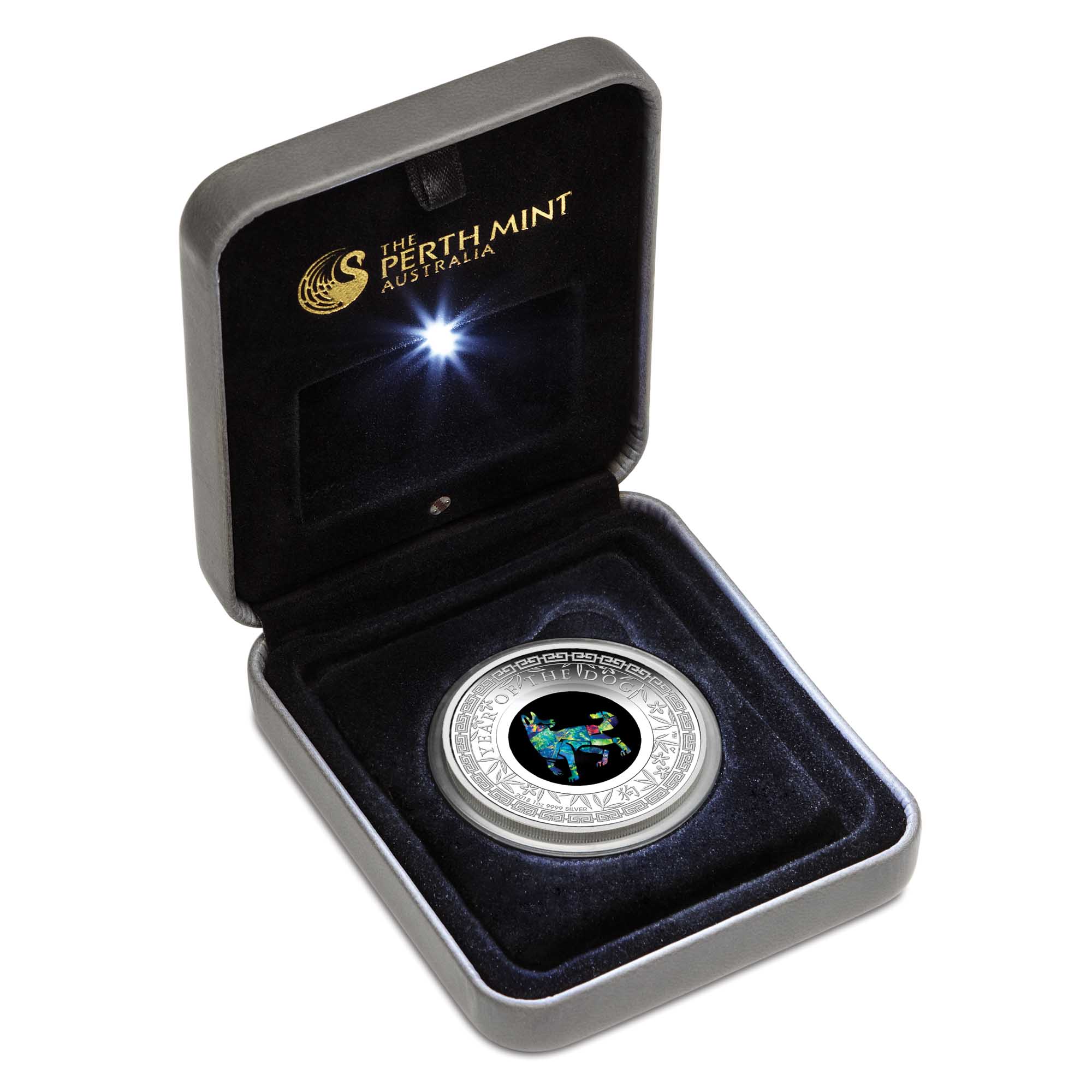 03 2018 YearOfTheDog Opal Silver 1oz InCase HighRes