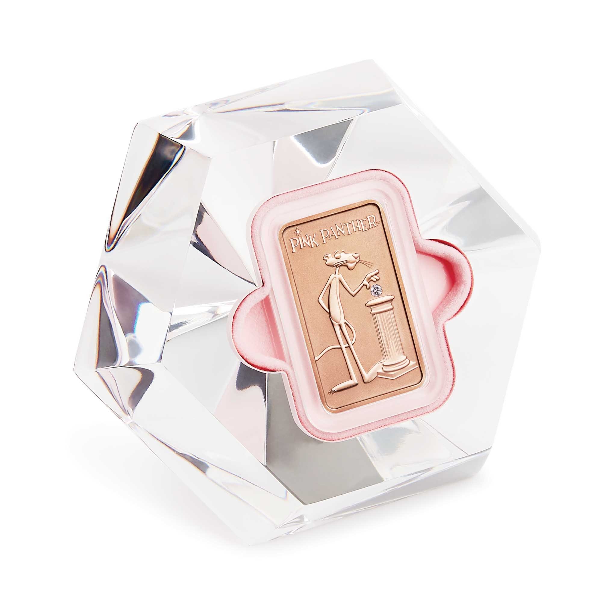 04 Pink Panther 2018 1oz Pink Gold Pink Diamond Ingot InCase HighRes