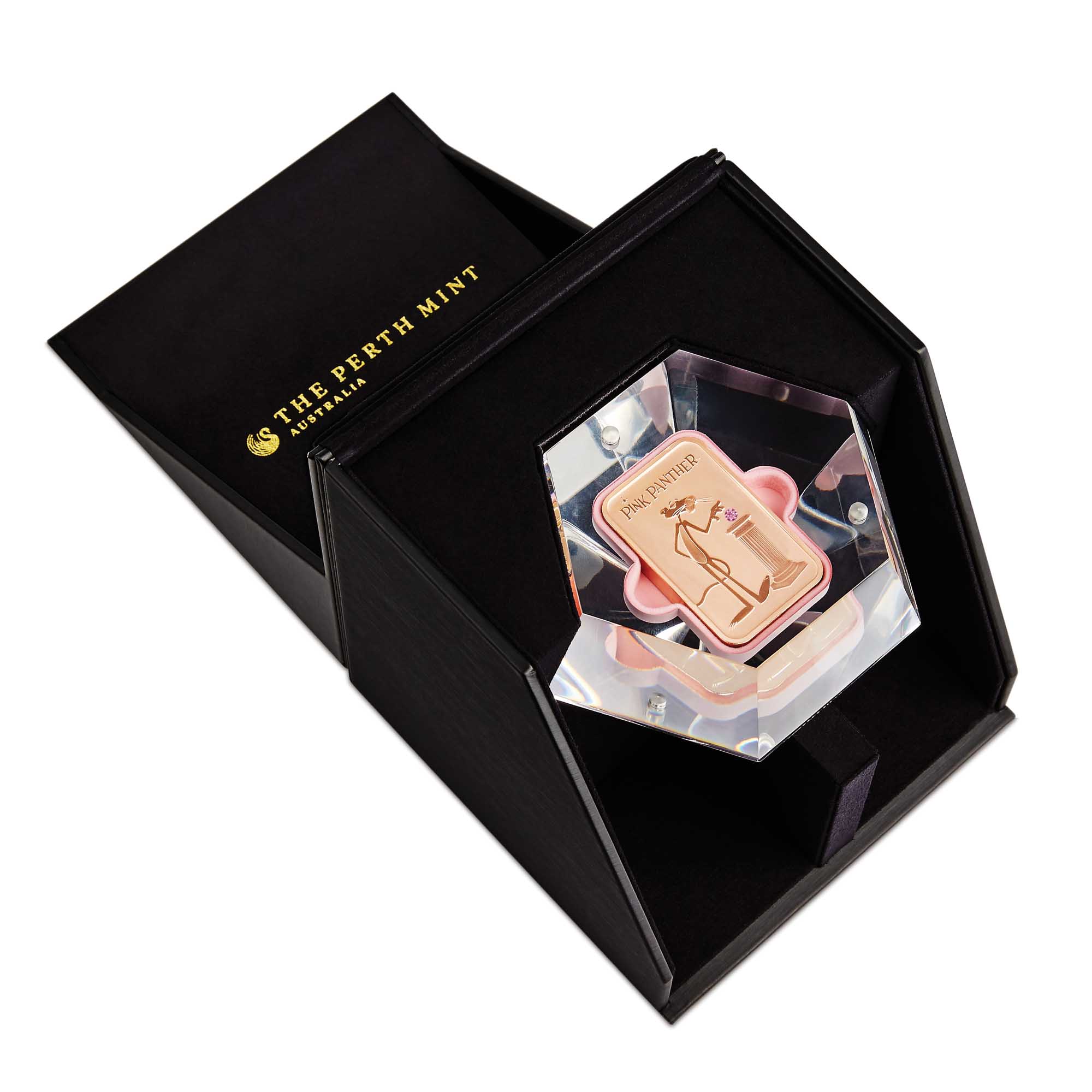 11 Pink Pink Panther 2018 10oz Pink Gold Pink Diamond Ingot InBox2 HighRes
