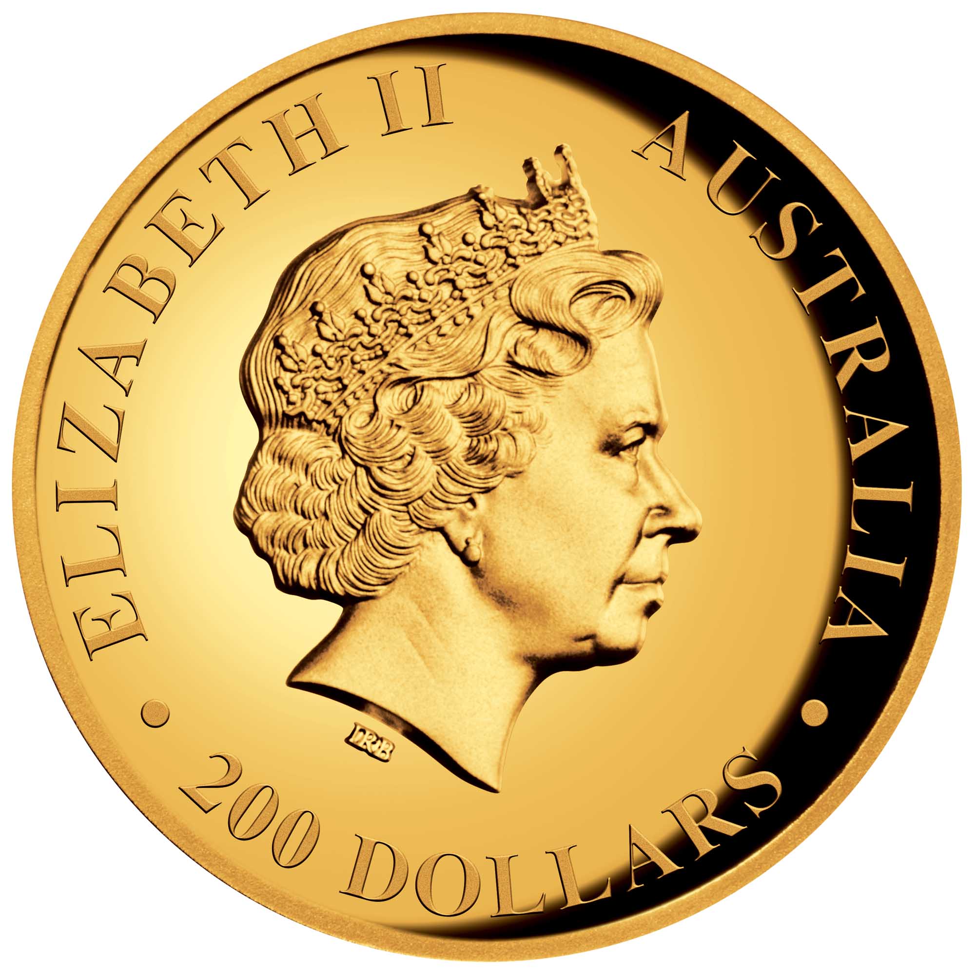 03 australian wedge tailed eagle 2018 2oz gold proof high relief Obverse