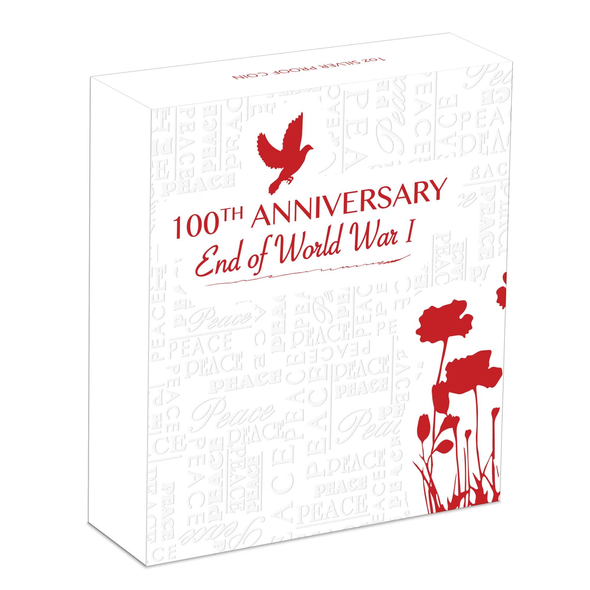 05 end of wwi 100th anniversary 2018 1oz silver proof InShipper