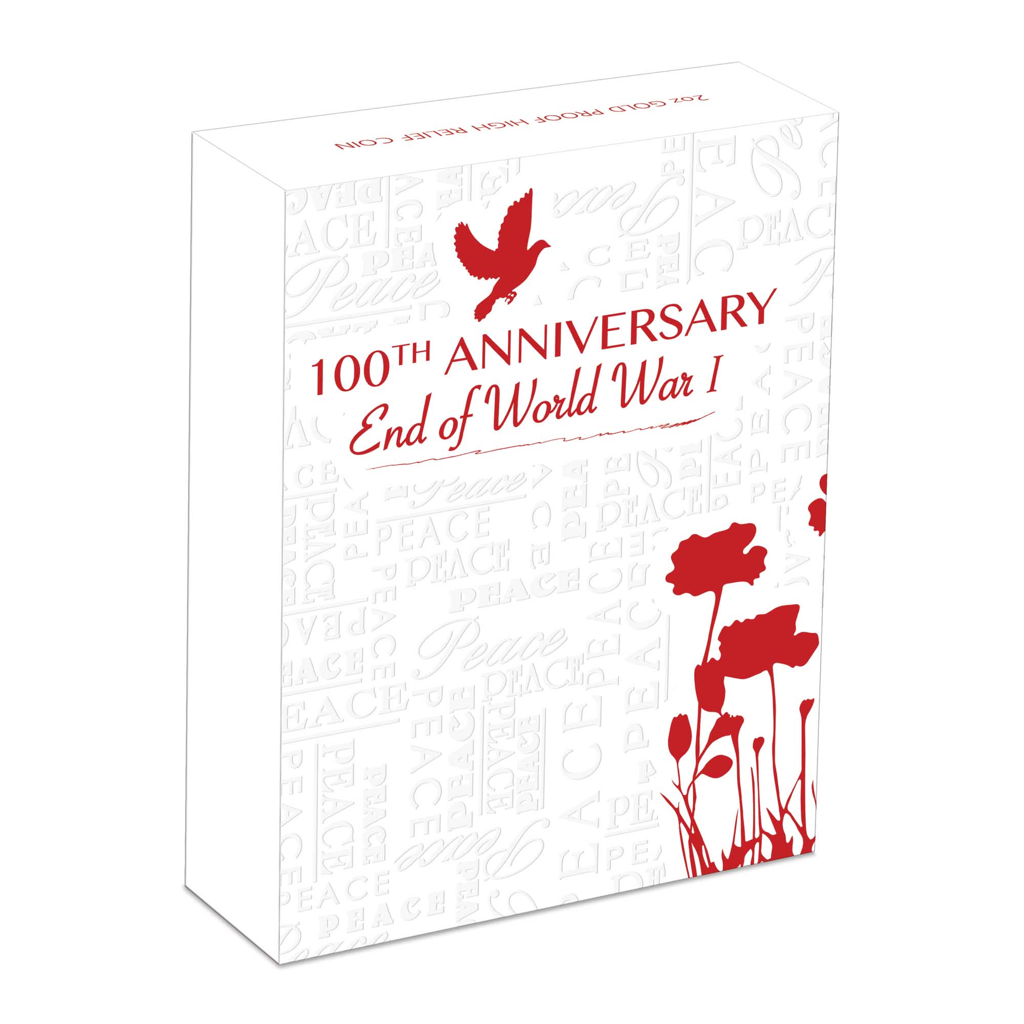 08 2018 End of WWI 2oz Gold Proof HR InShipper HighRes