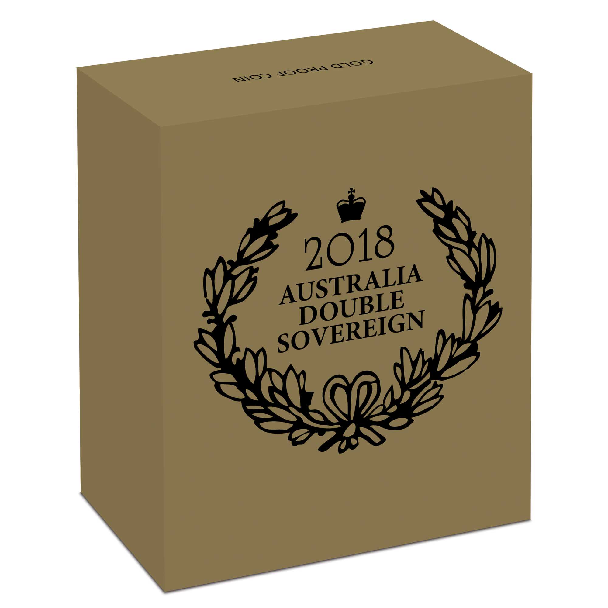 05 australia double sovereign 2018 gold proof InShipper