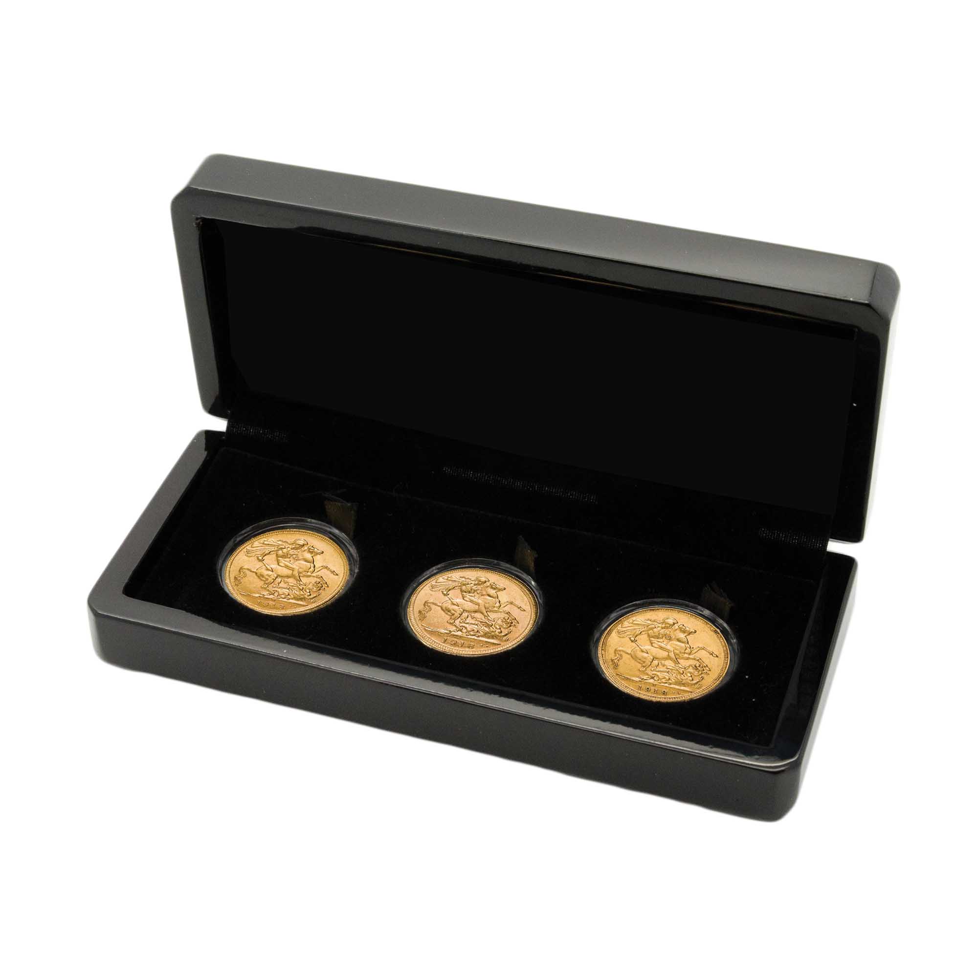 00 1918 gold sovereign mintmark trio 2018 gold InCase