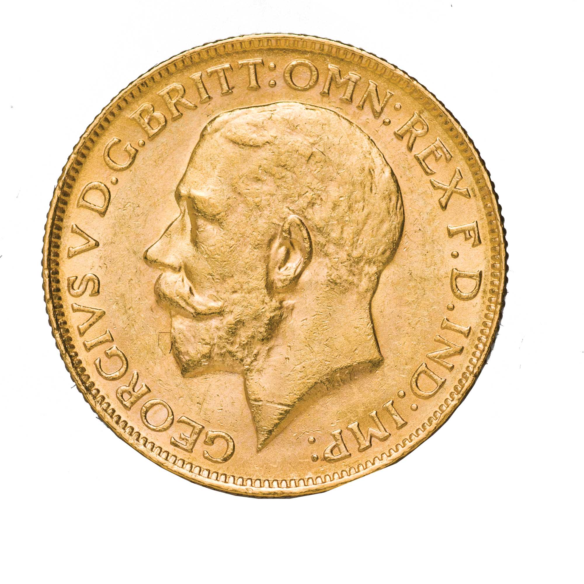 04 1918 gold sovereign mintmark trio 2018 gold Obverse