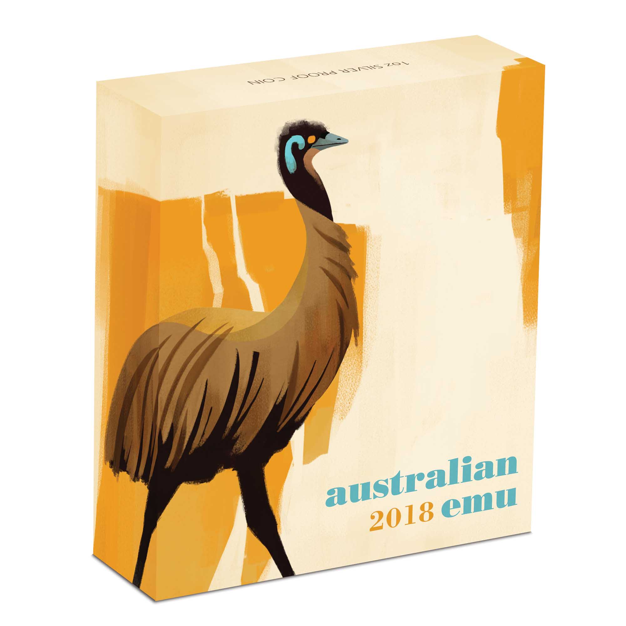 05 australian emu 2018 1oz silver proof InShipper
