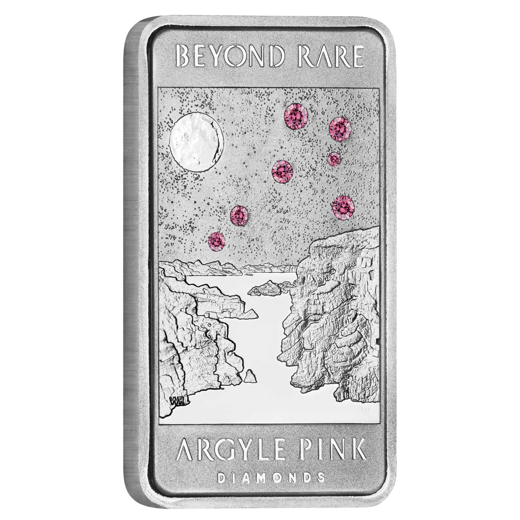 01 lake argyle pink diamond ingot 2018 1oz platinum OnEdge