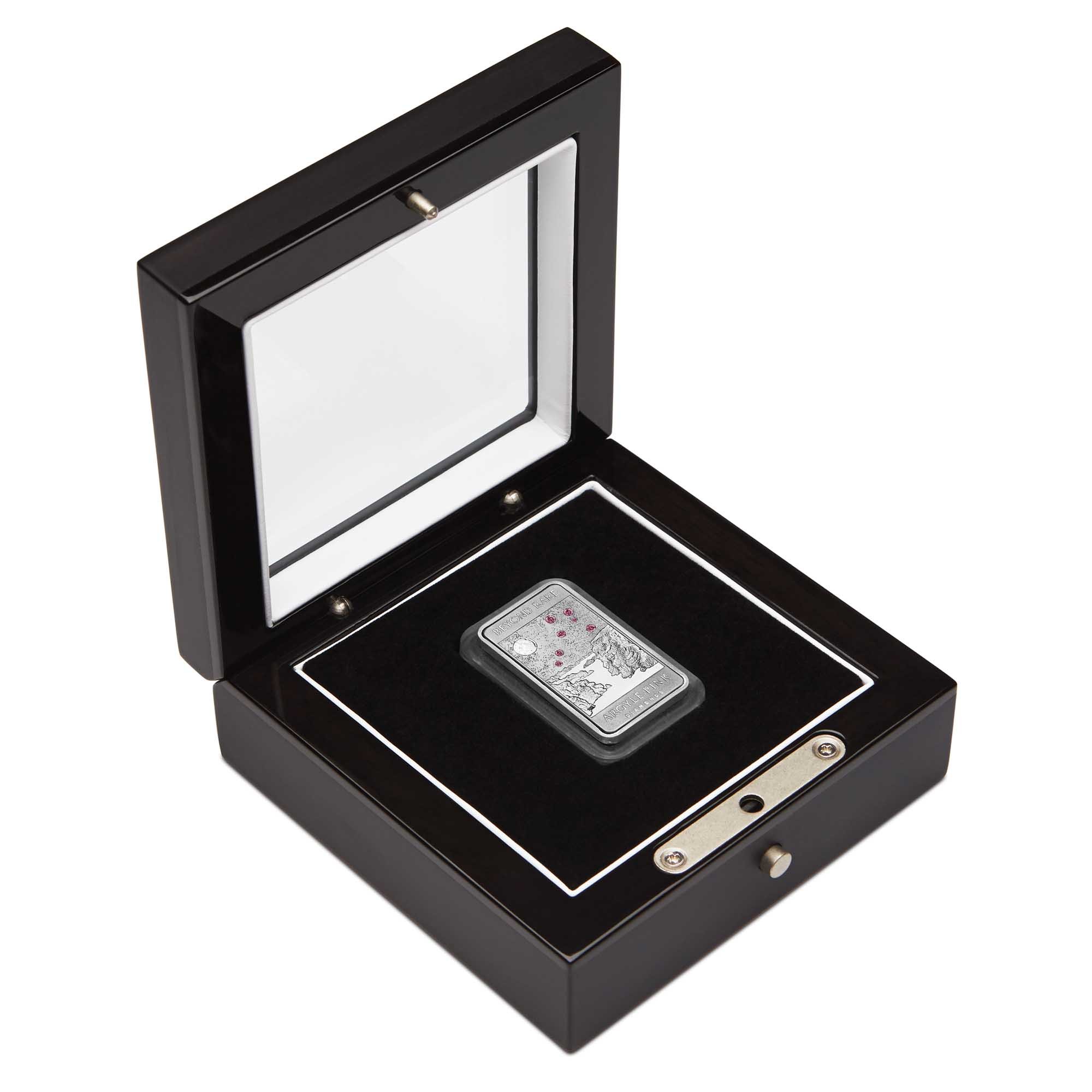 03 lake argyle pink diamond ingot 2018 1oz platinum InCase