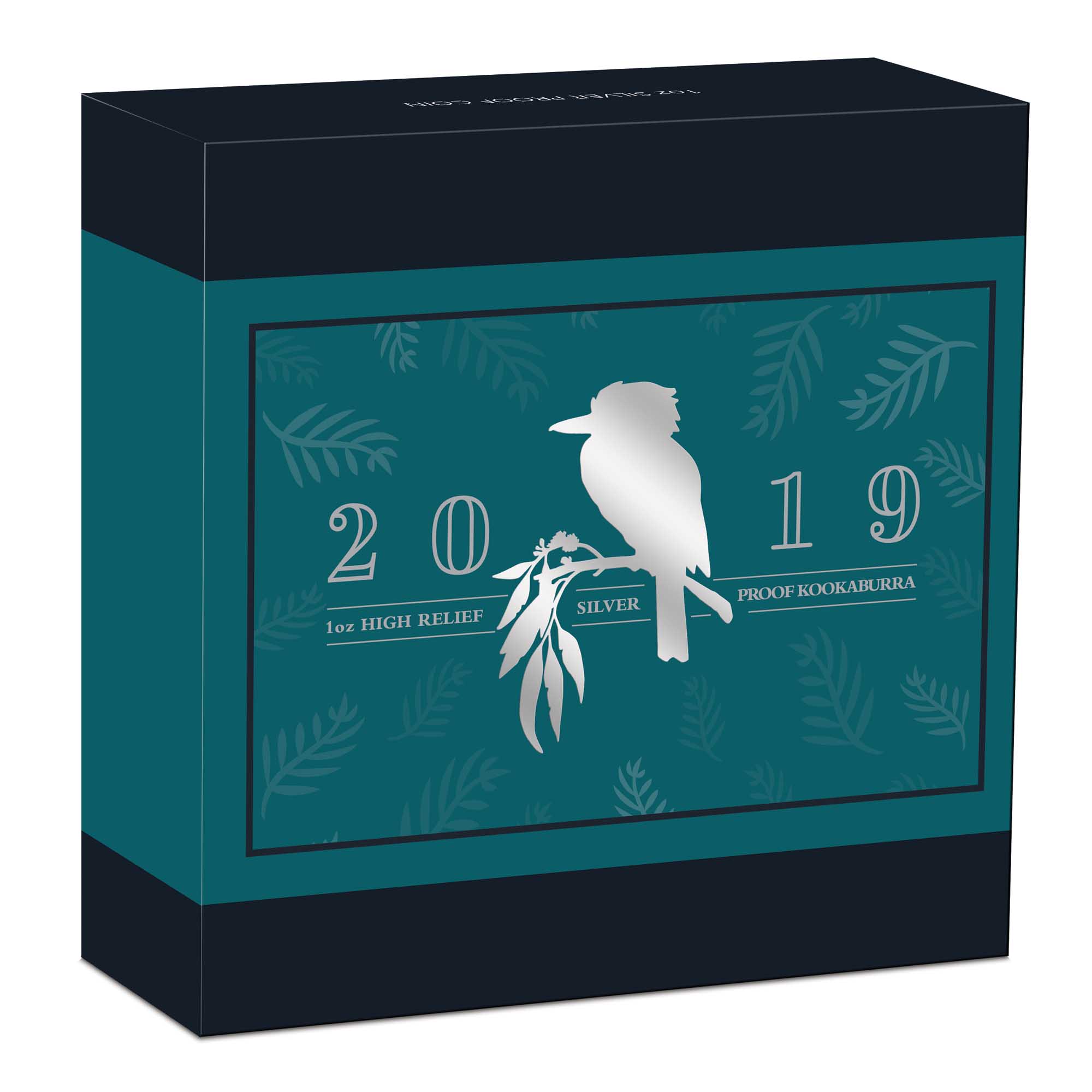 05 australian kookaburra 2019 1oz silver high relief InShipper