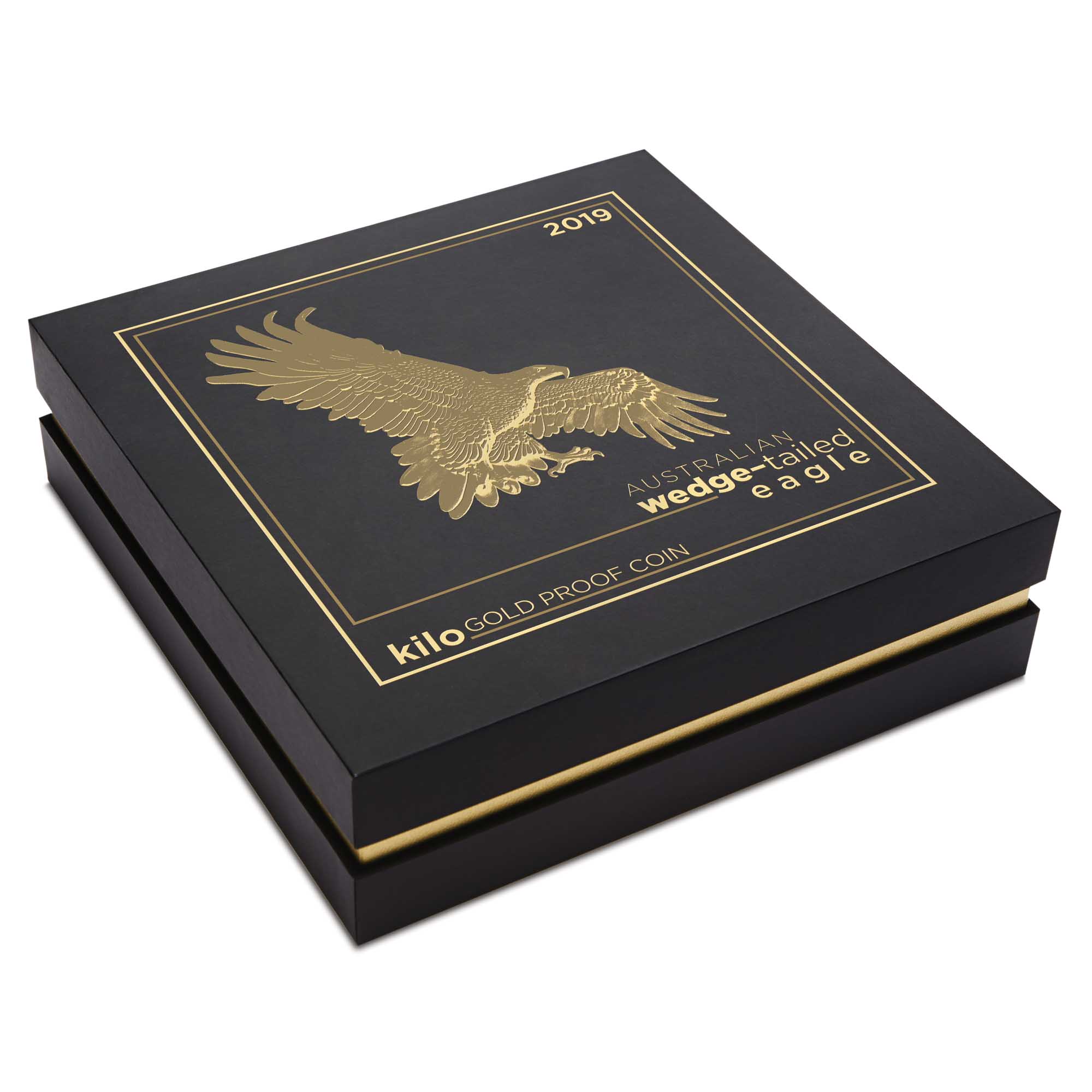 05 australian wedge tailed eagle 2019 1kg gold proof InShipper
