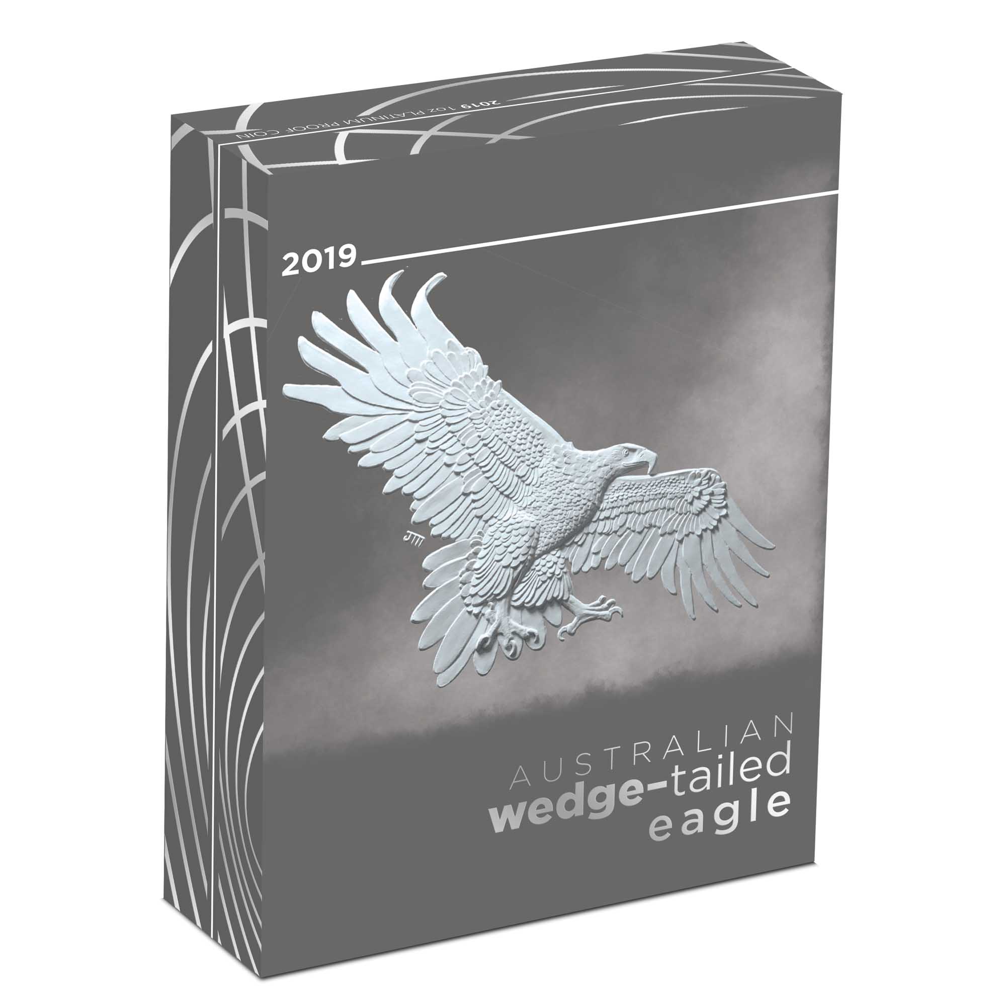 05 2019 AustralianWedgeTailedEagle  Platinum 1oz Proof InShipper HighRes