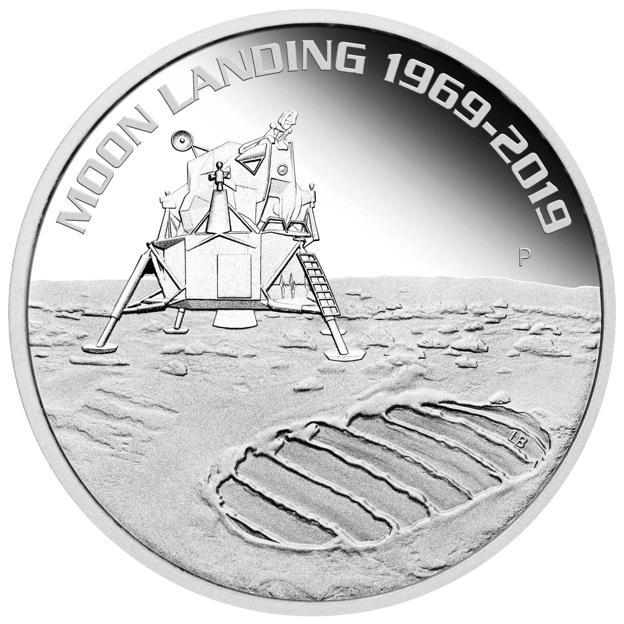 02 50th anniversary of the moon landing 2019 1oz silver proof StraightOn