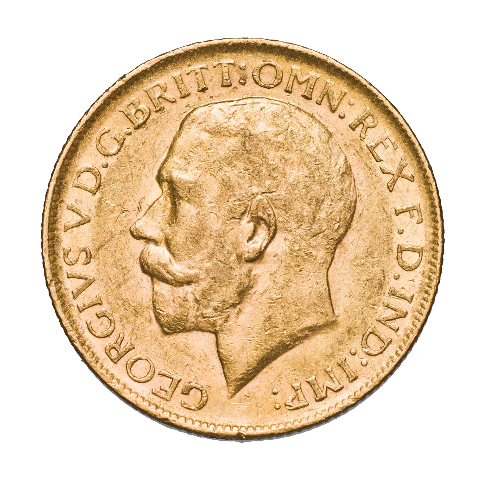 02 1913 king george v perth mint gold sovereign 2019 gold Obverse