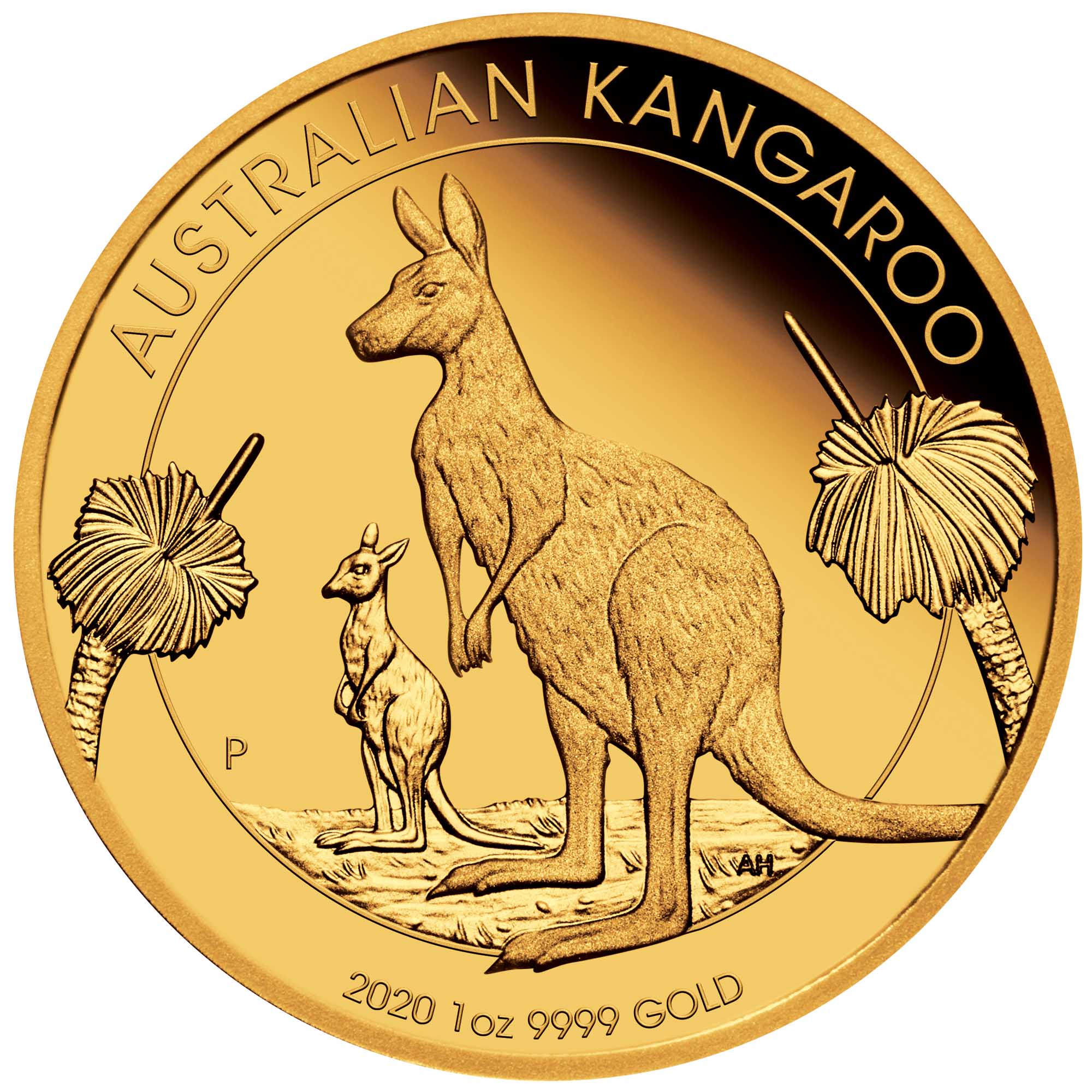07 australian kanagroo 2020 gold proof StraightOn