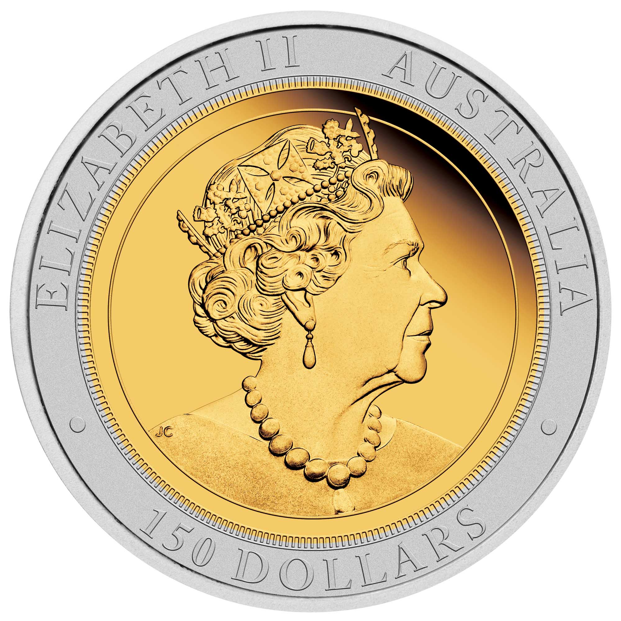 03 2020 AustralianWedgeTailedEagle 1.5oz BiMetal Proof Obverse HighRes