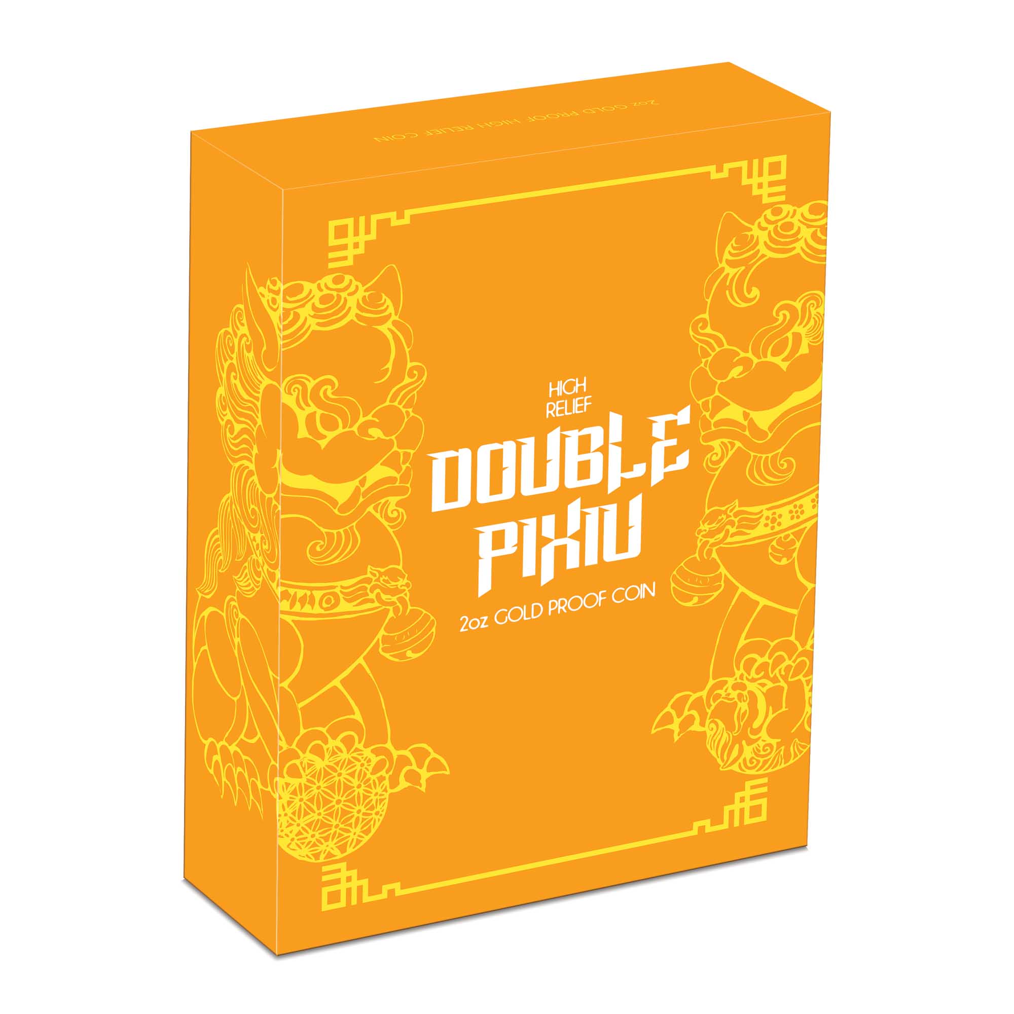 05 double pixiu 2020 2oz gold proof high relief InShipper