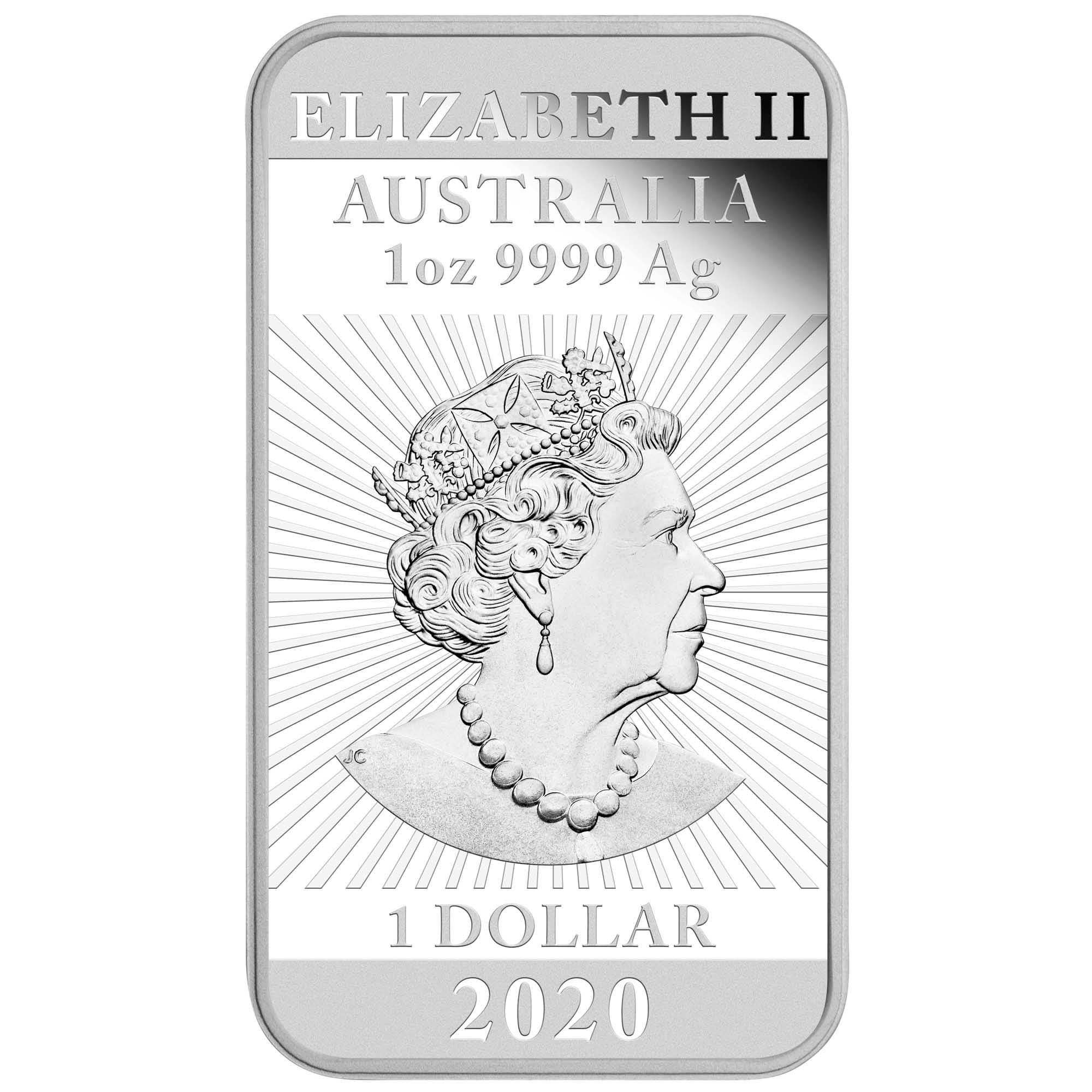 Dragon 2020 1oz Silver Proof Rectangular Coin