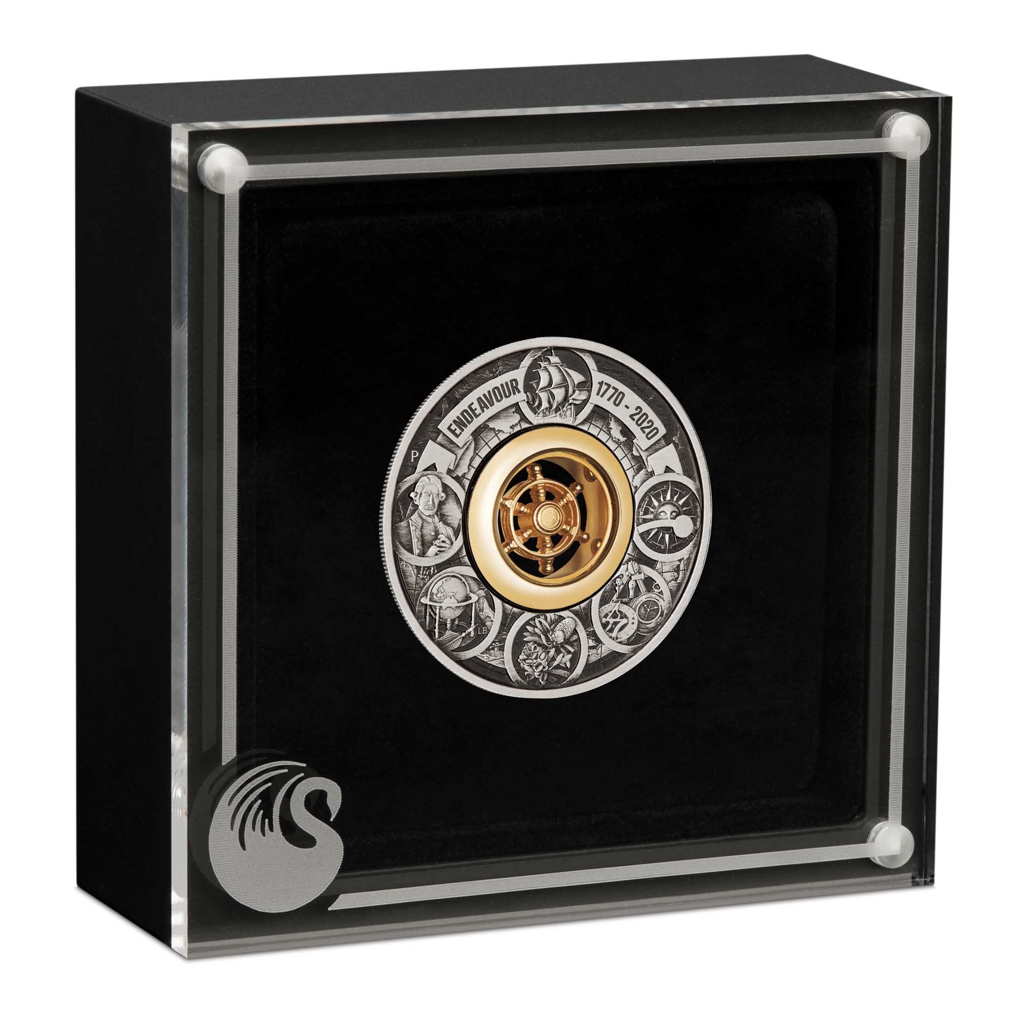 04 voyage of discovery endeavour 1770 2020 2oz silver antiqued InCase