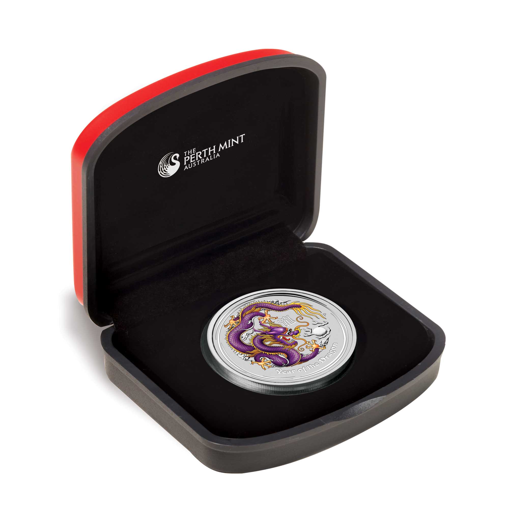 04 2012 ANDA ShowSpecial Brisbane Dragon Silver 1oz Purple I