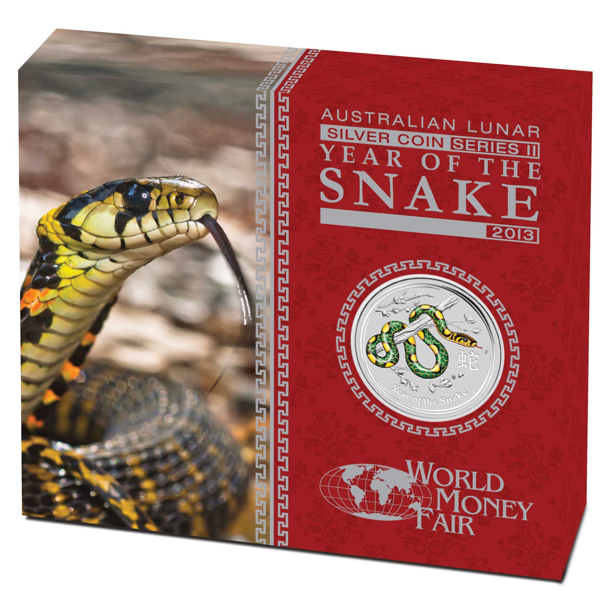 05 2013 BerlinShowSpecial  Snake Silver 1oz Coloured InShipp