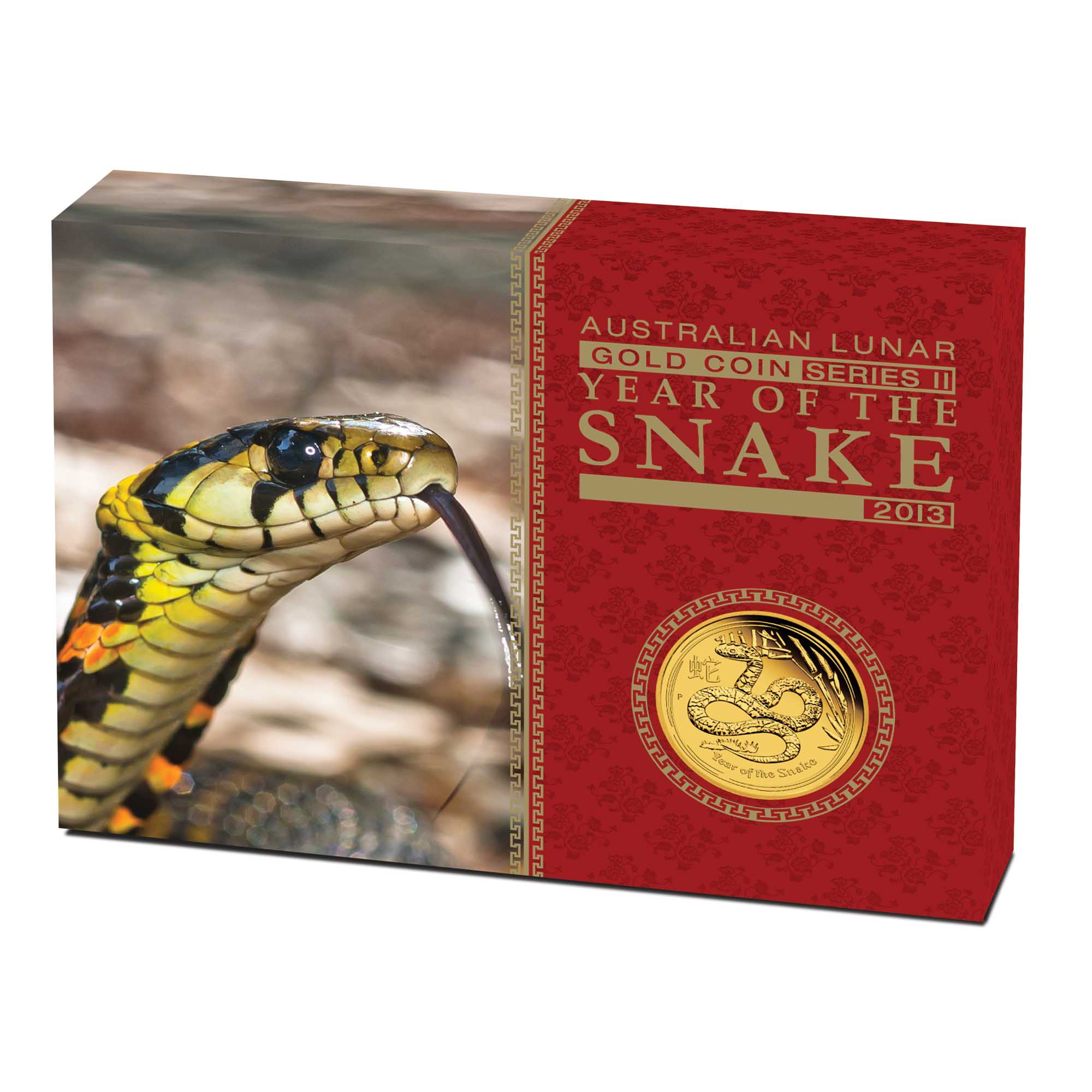 05 2013 Lunar YearOfTheSnake Gold Proof InShipper HighRes