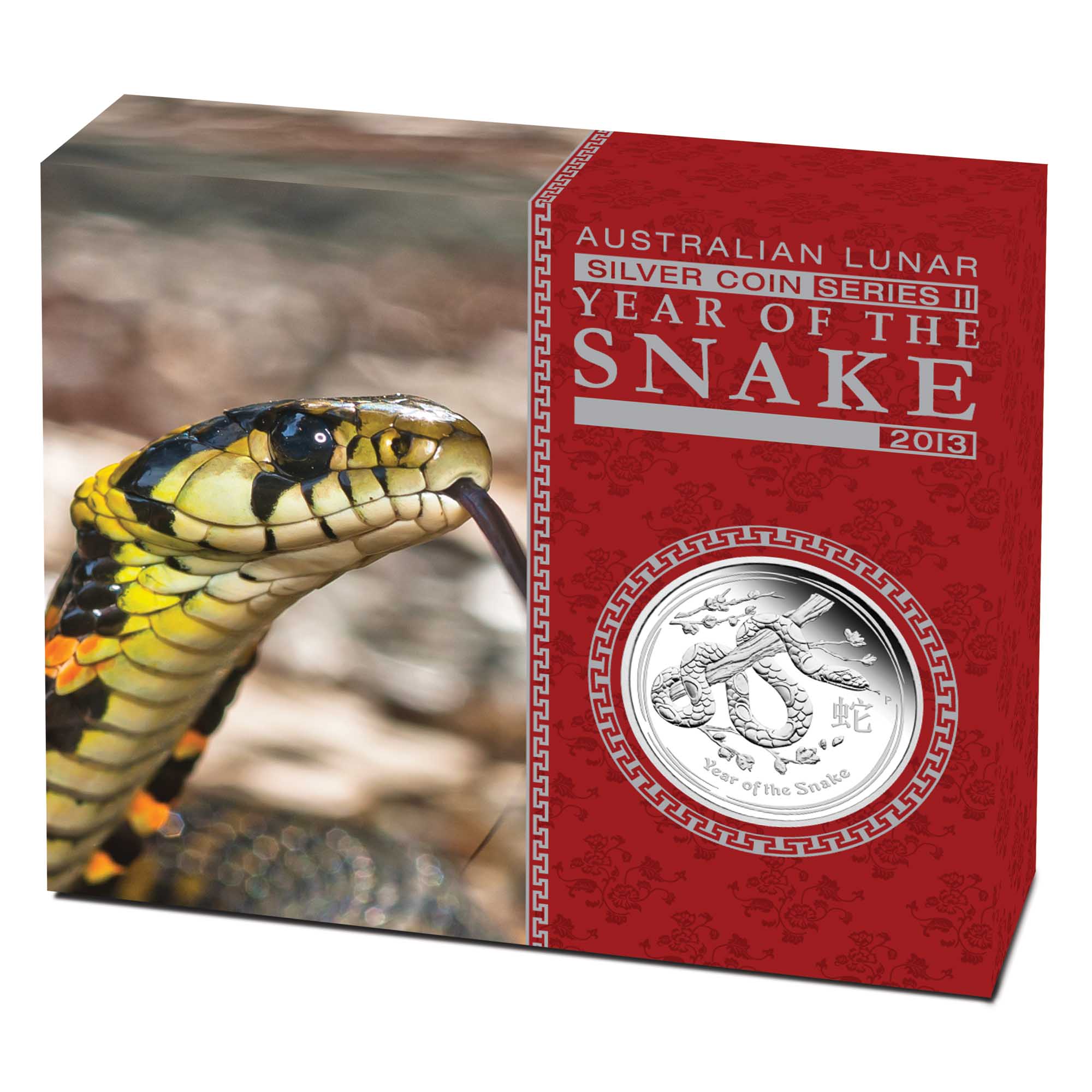 18 2013 Lunar YearOfTheSnake Silver Proof InShipper HighRes