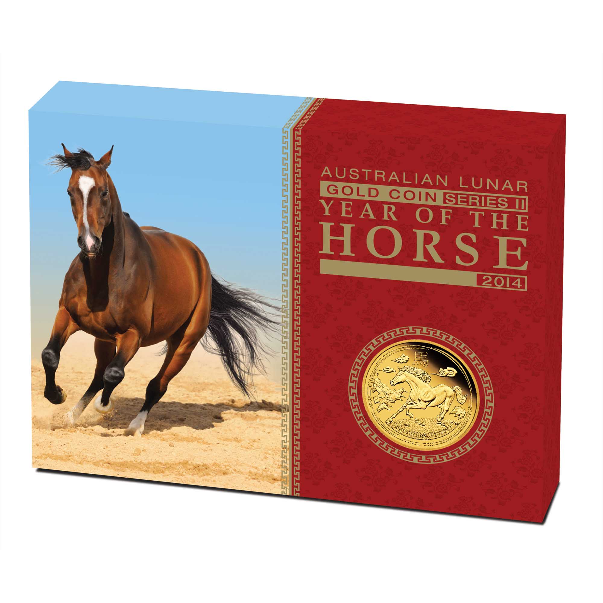 05 2014 Lunar YearOfTheHorse Gold Proof InShipper HighRes