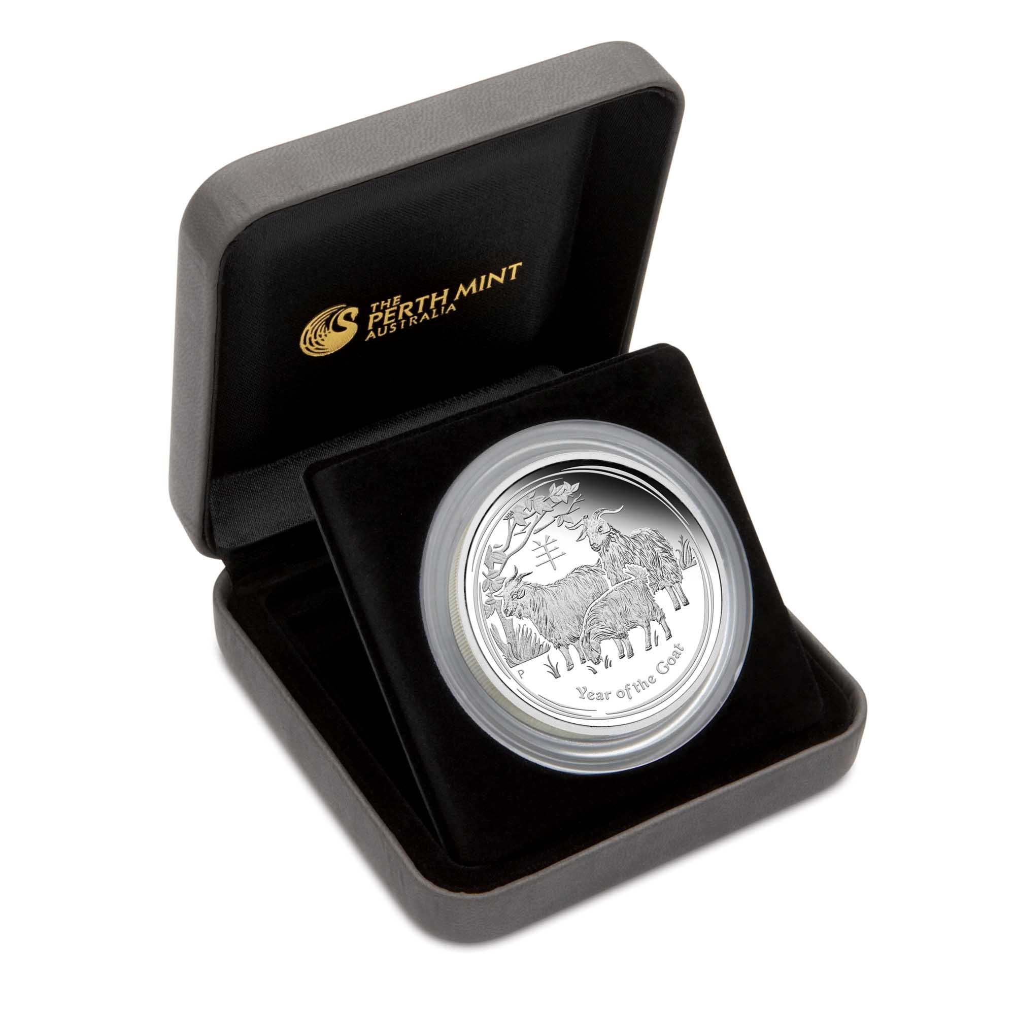 04 2015 Lunar YearOfTheGoat Silver 5oz Proof InCase HighRes