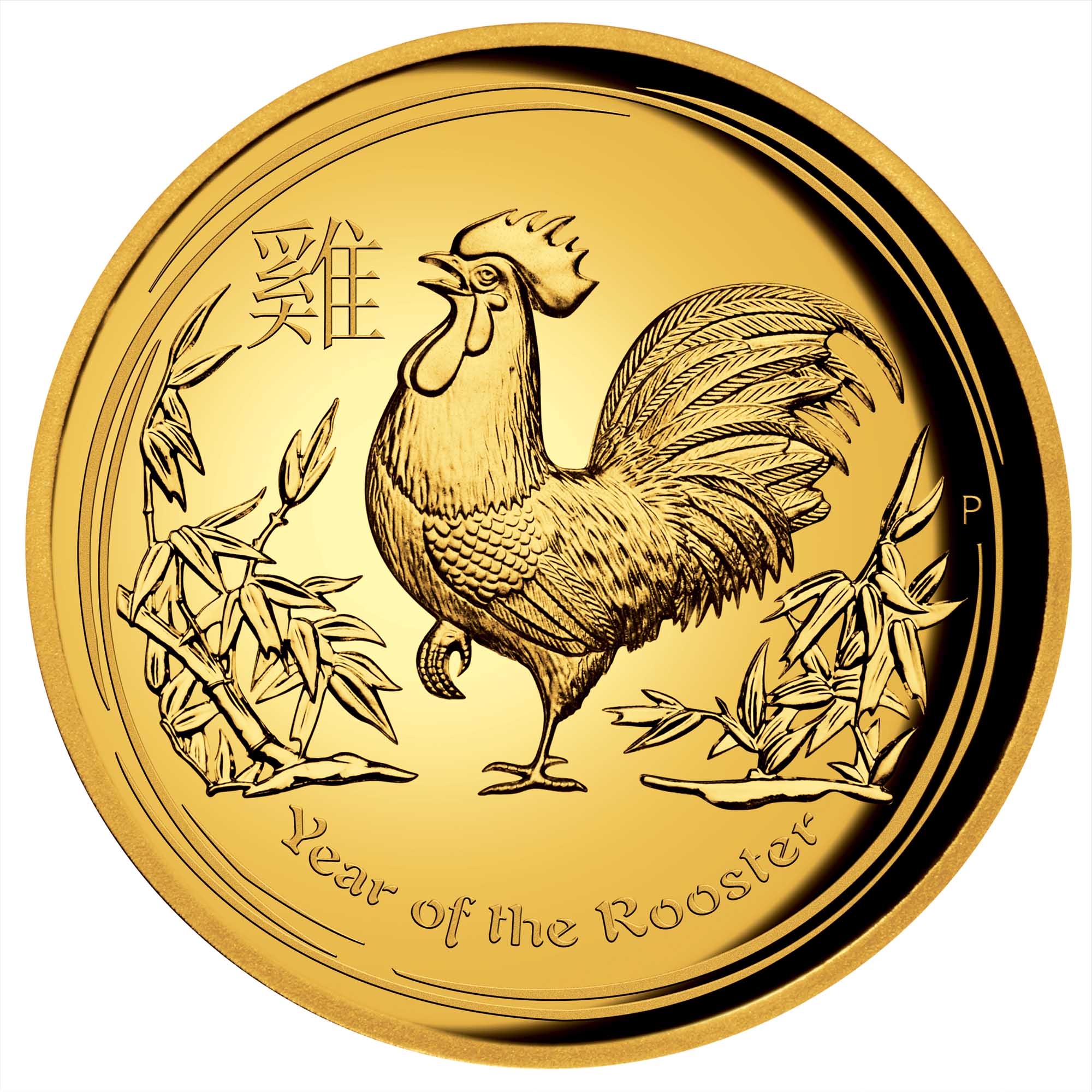 02 2017 YearOfTheRooster Gold 1oz HighRelief Proof StraightOn HighRes