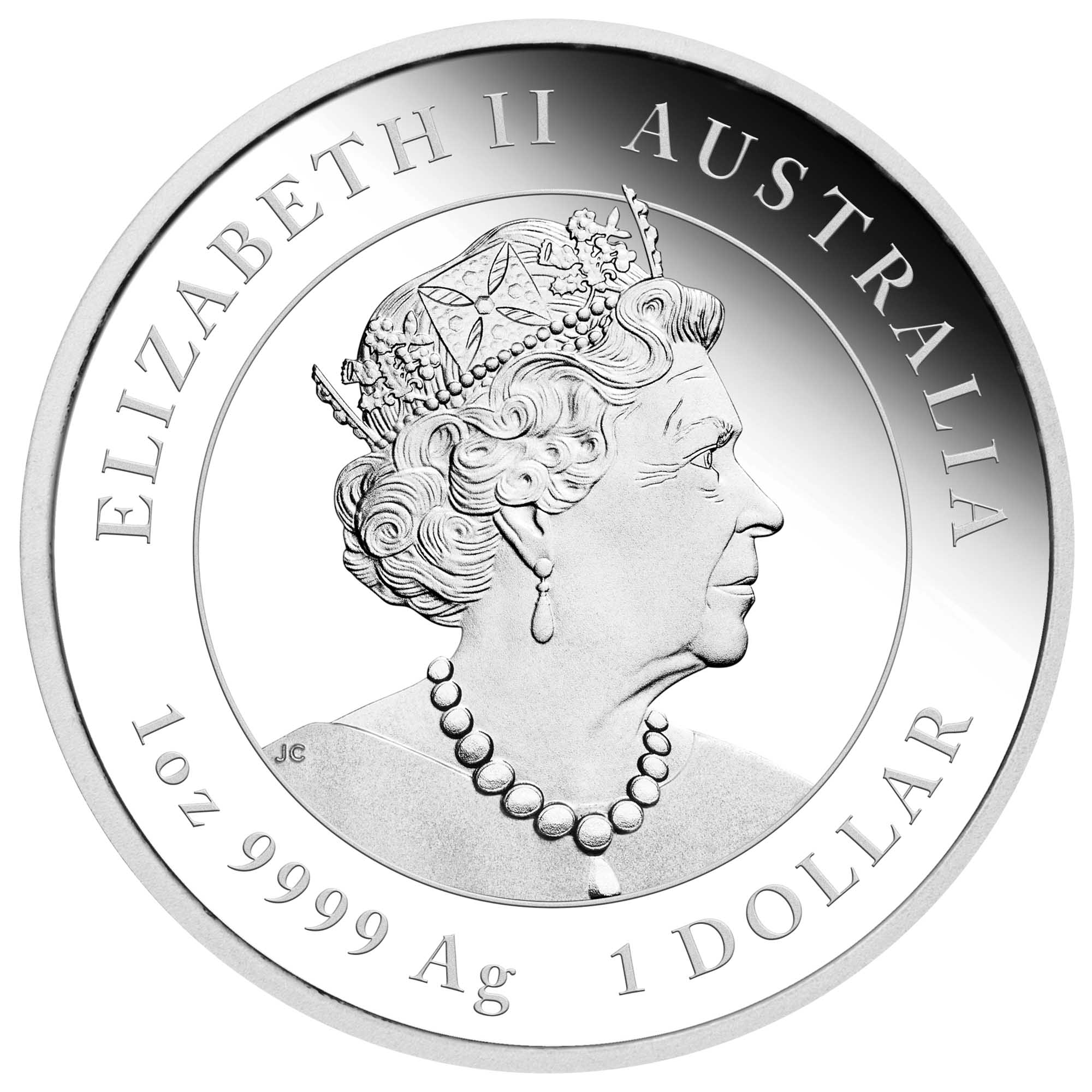03 australian lunar series iii year of the mouse 2020 1oz silver proof Obverse