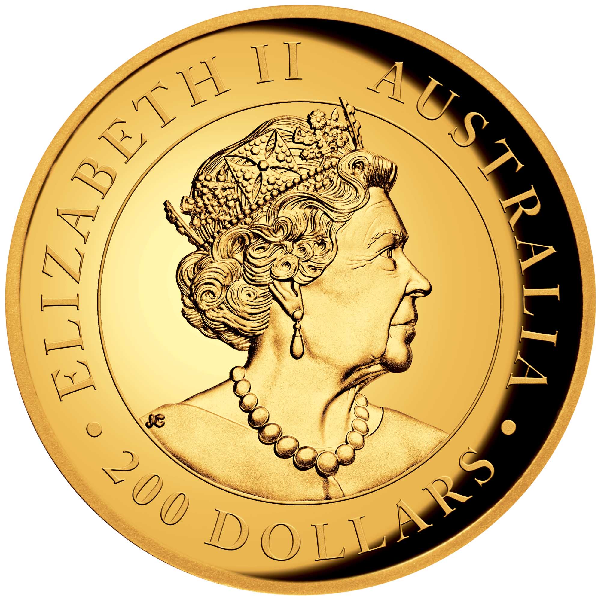 03 2021 AustralianKangaroo 2oz Gold Proof HR Coin Obverse HighRes