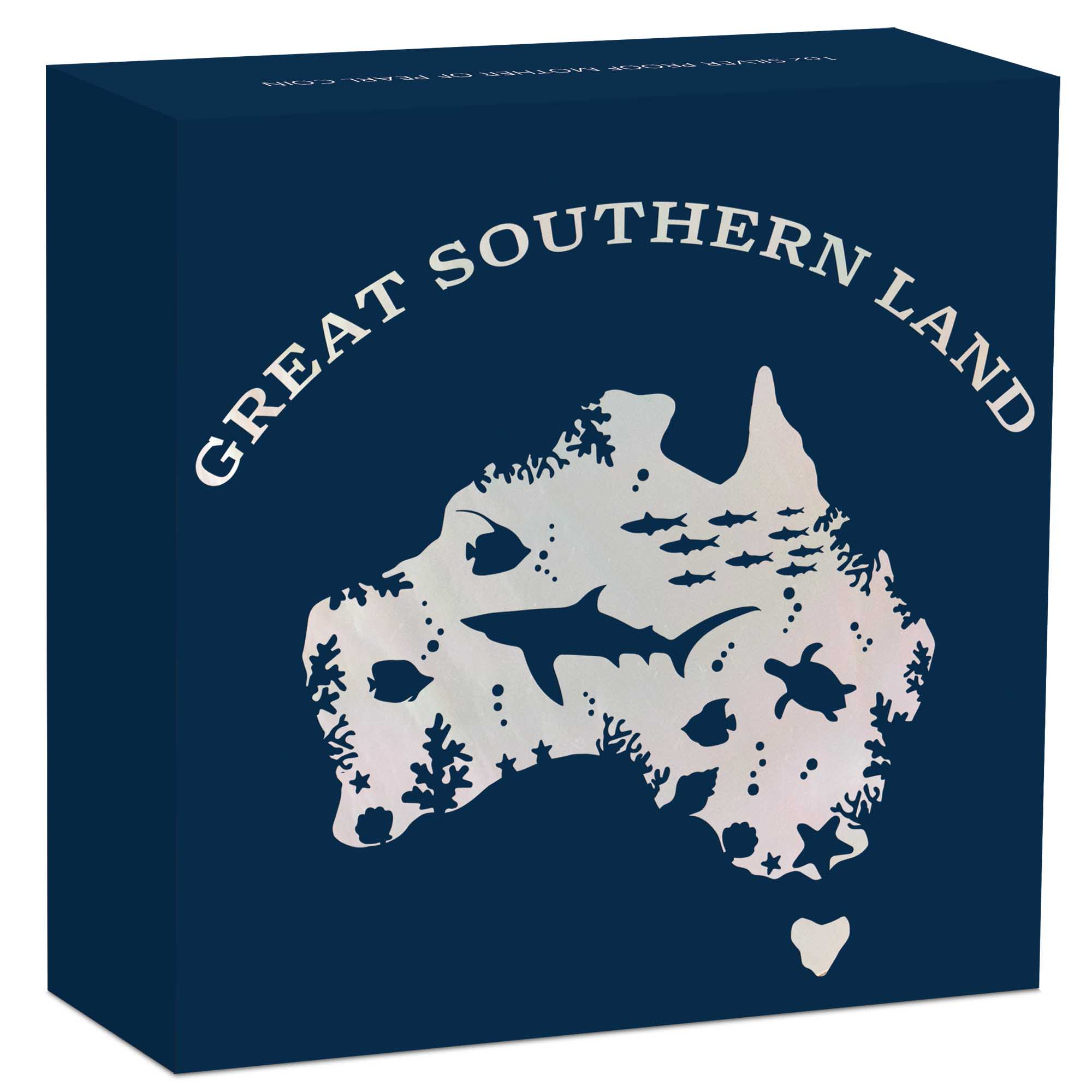 05 2021 Great Southern Land 1oz Silver Proof MotherOfPearl InShipper HighRes