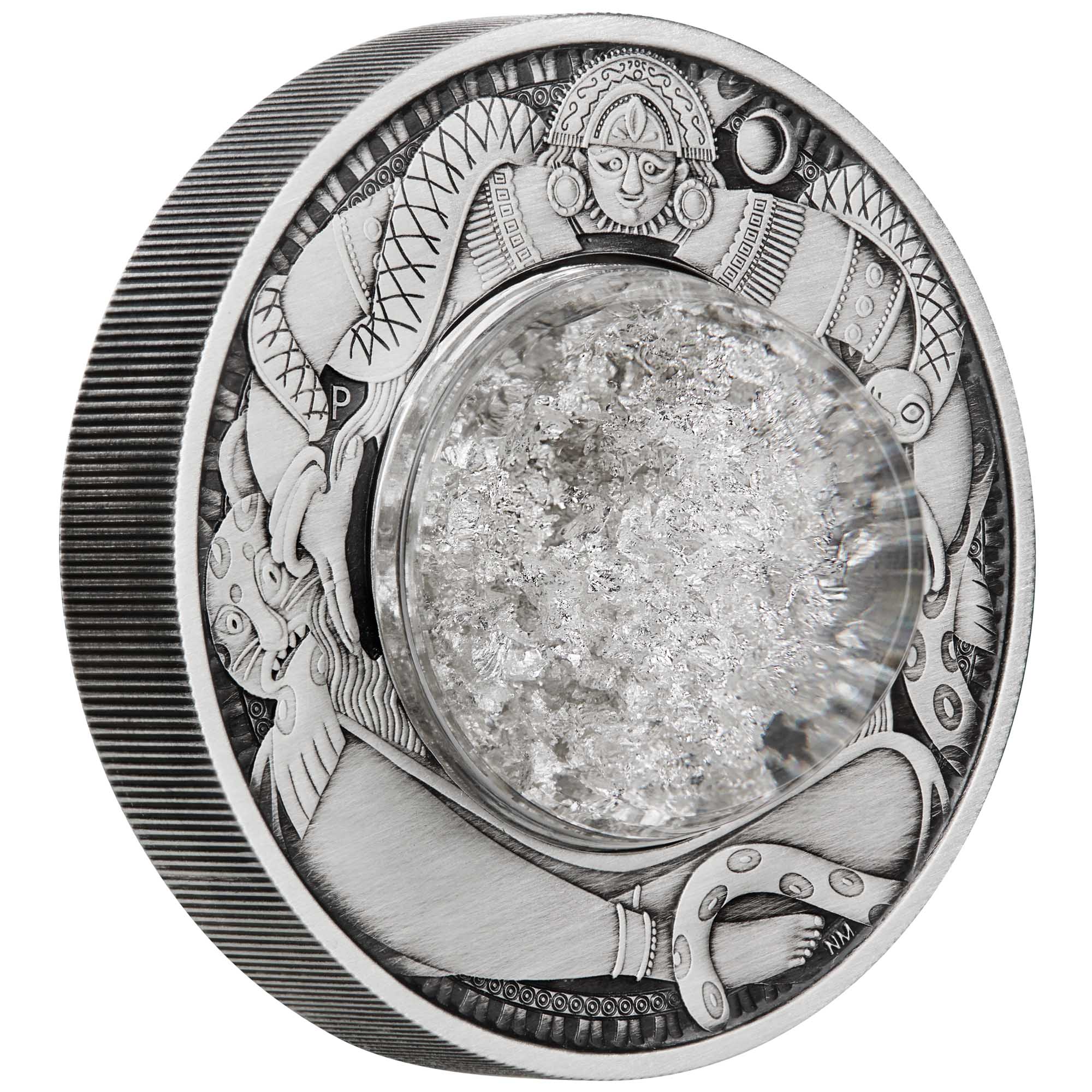01 tears of the moon 2021 2oz silver antiqued OnEdge