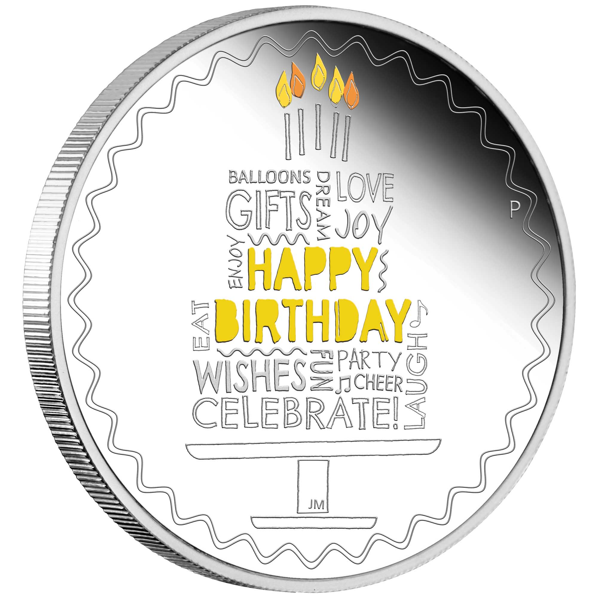01 happy birthday 2021 1oz silver proof OnEdge