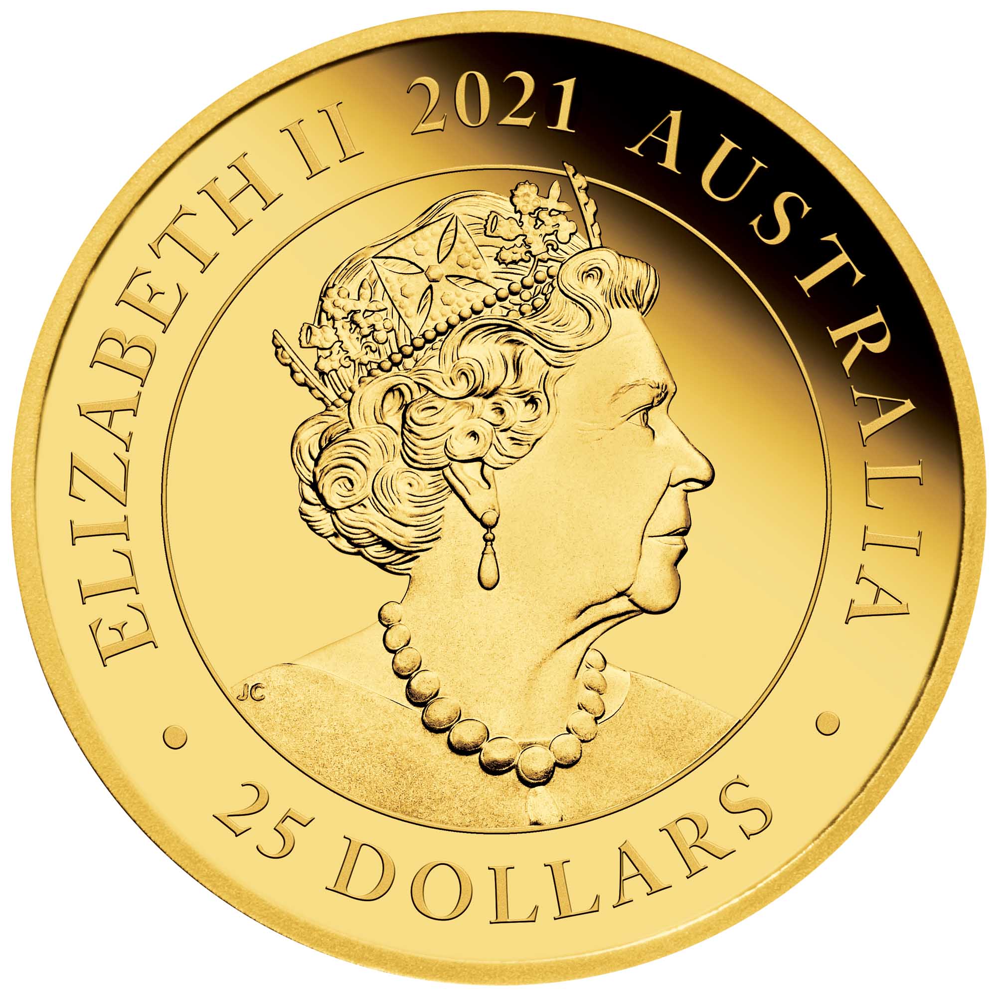 03 australia sovereign 2021 gold proof Obverse