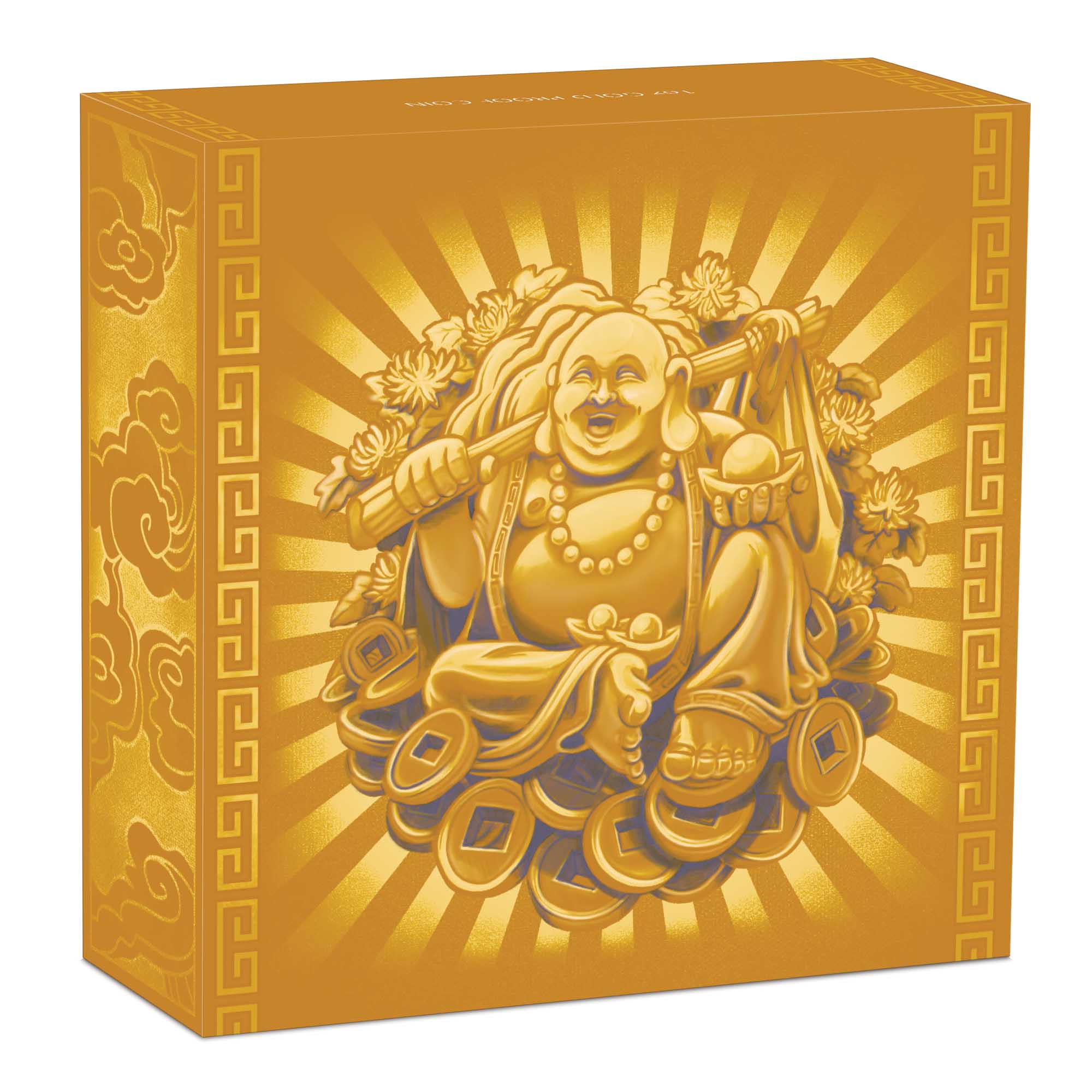 05 laughing buddha 2021 1oz gold proof InShipper