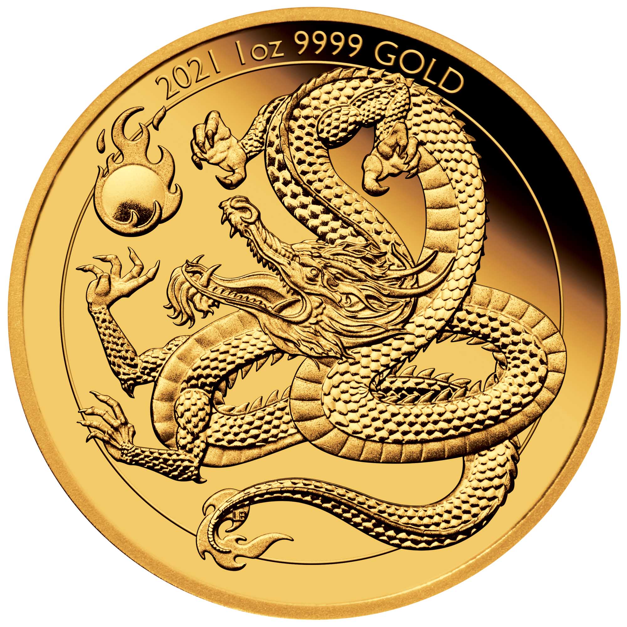 02 2021 Dragon 1oz Gold Proof StrightOn HighRes