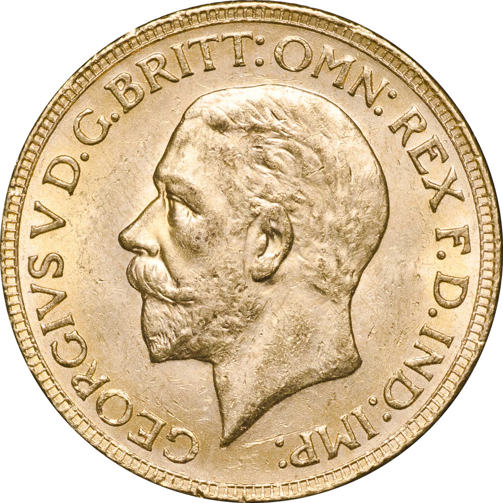 1929 KGV Sml Head Sov Obv