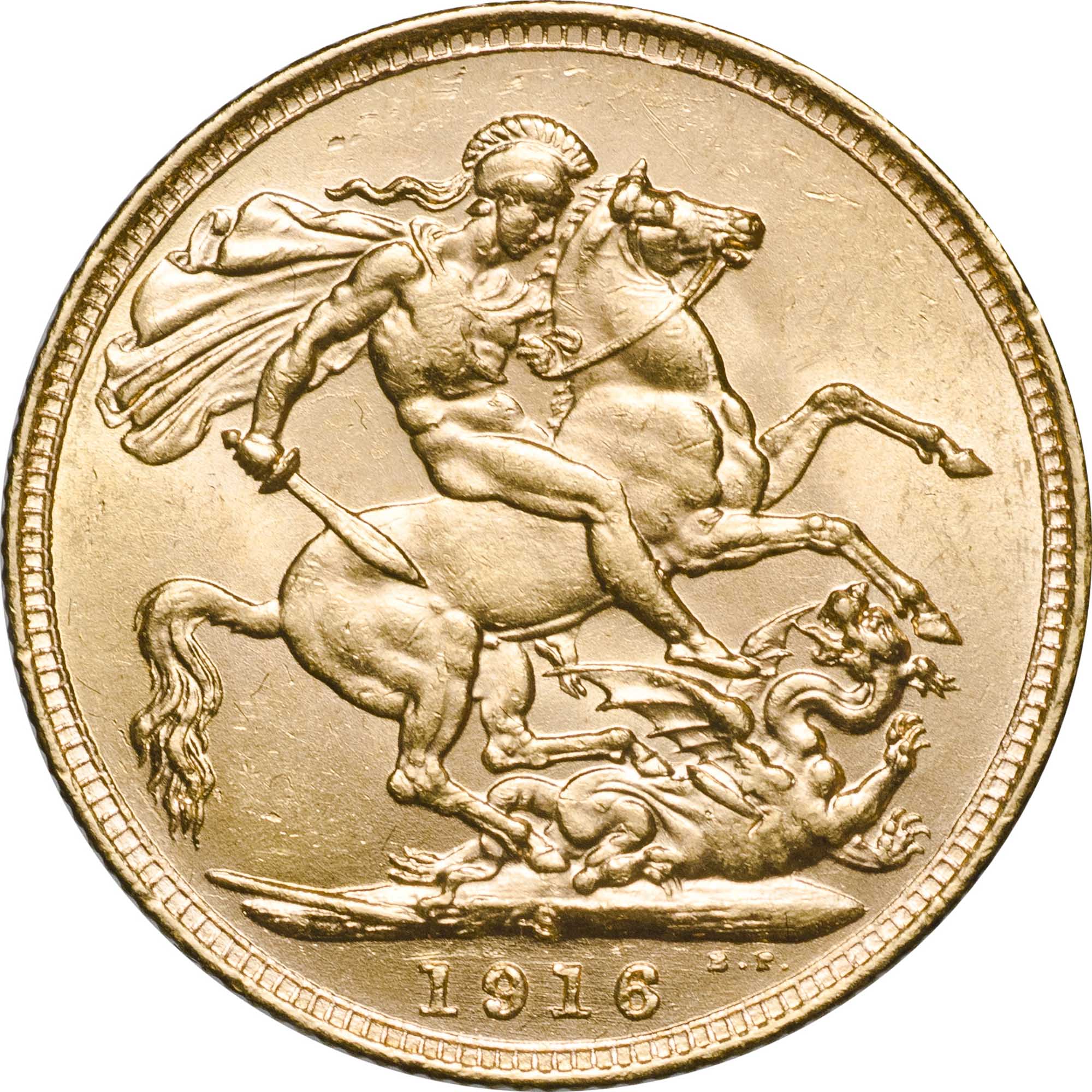 2   1916 KGV Lge Head Sov rev