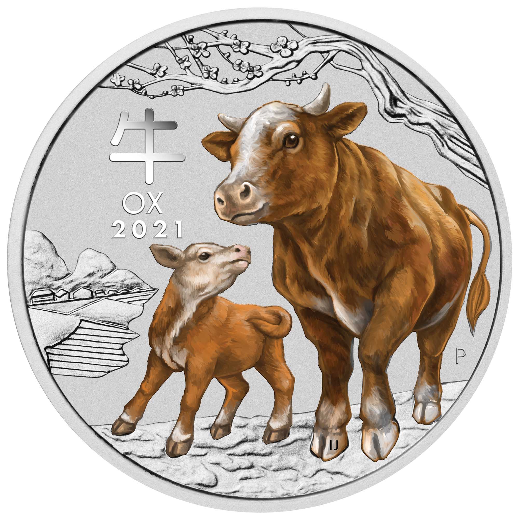 Sydney Money Expo 2021 Ox 1/4oz Silver Coloured Coin