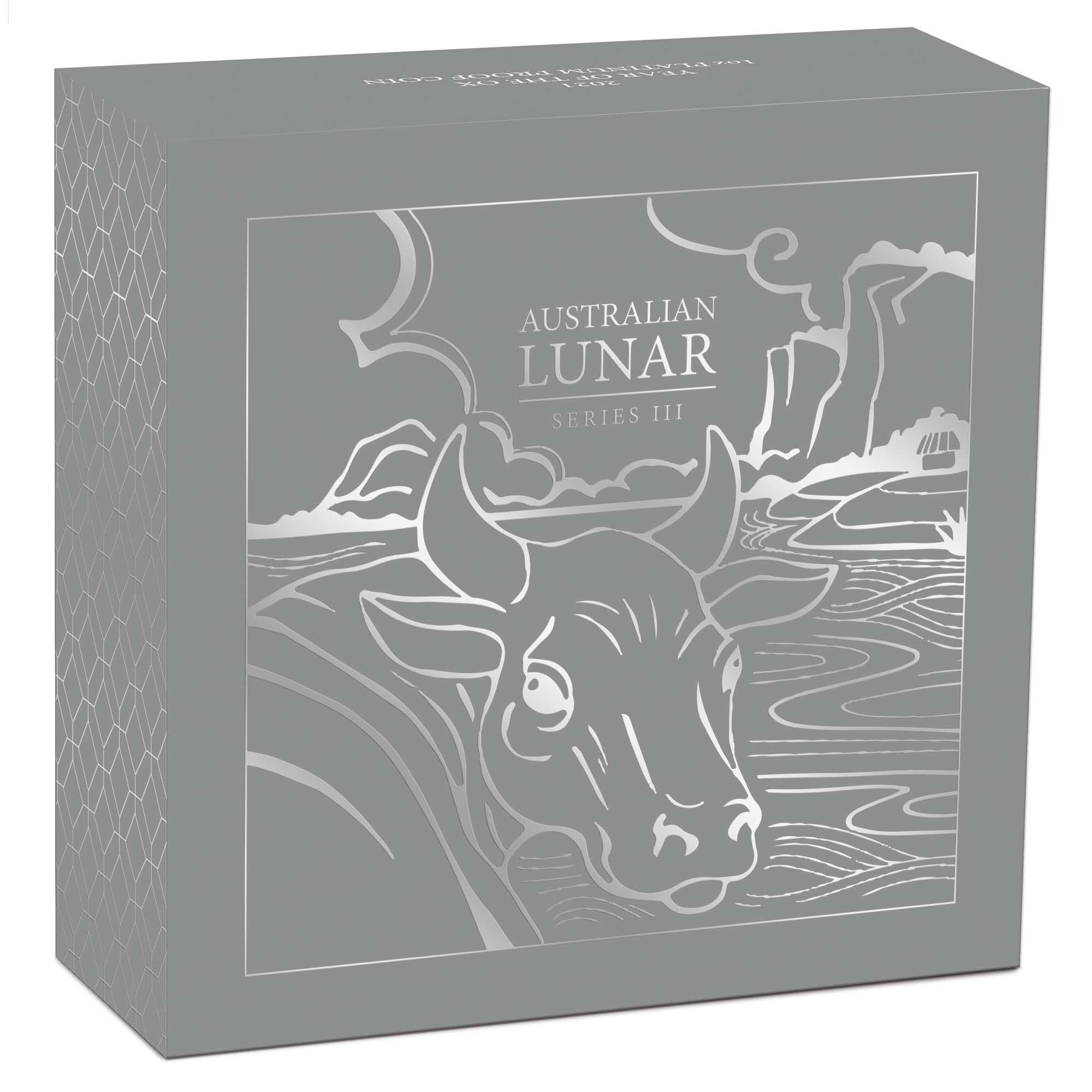 04 2021 Year of the Ox 1oz Platinum Proof Coin InShipper HighRes