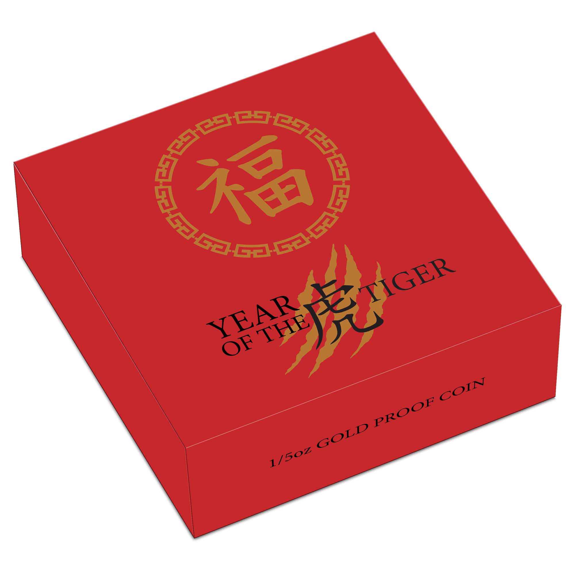 05 Fu 2022 YearoftheTiger 1 5oz Gold Coin InShipper HighRes