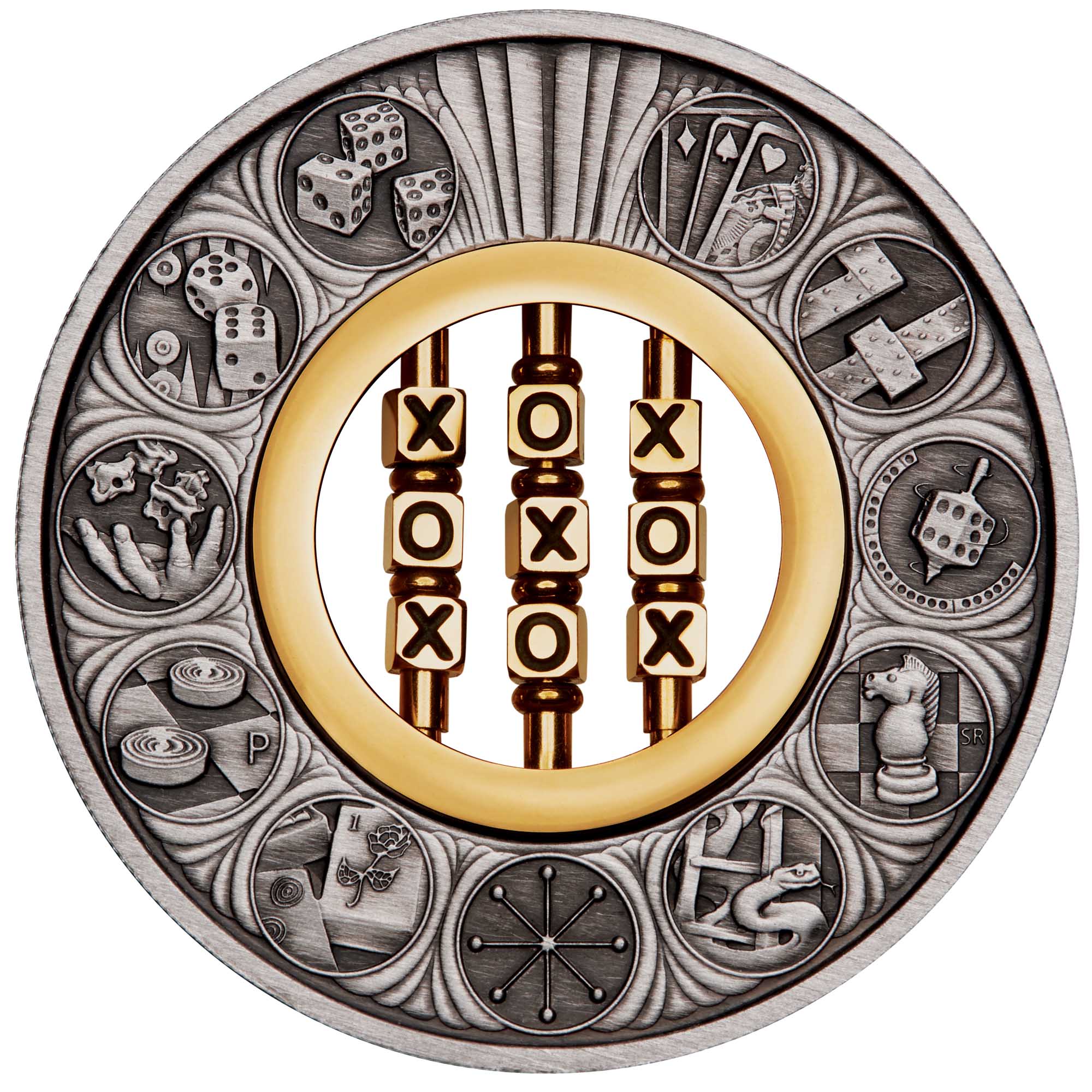 02 2022 Tic Tac Toe 2oz Silver Antiqued Insert StriaghtOn HighRes